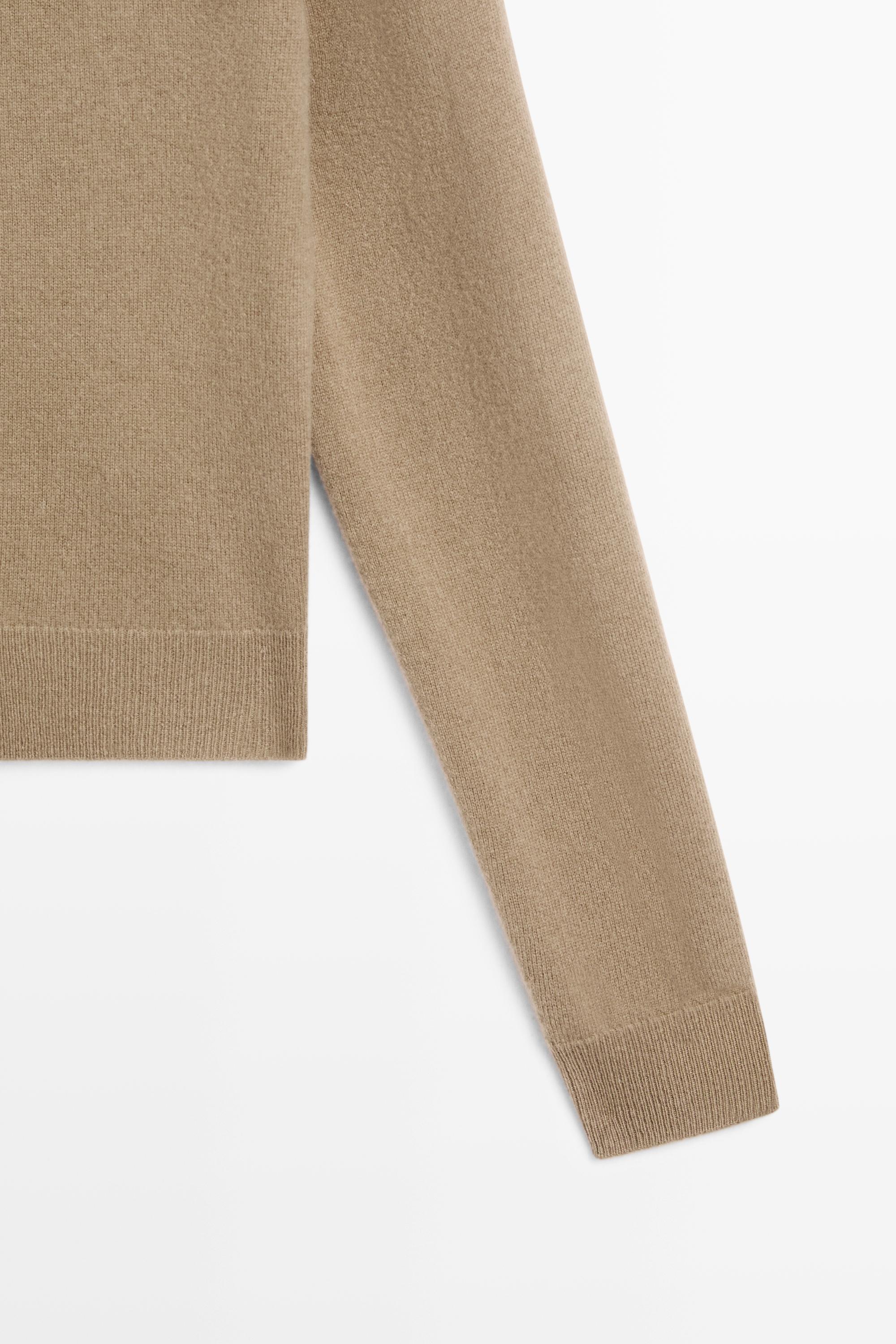 Knit cardigan with button detail - GREENISH