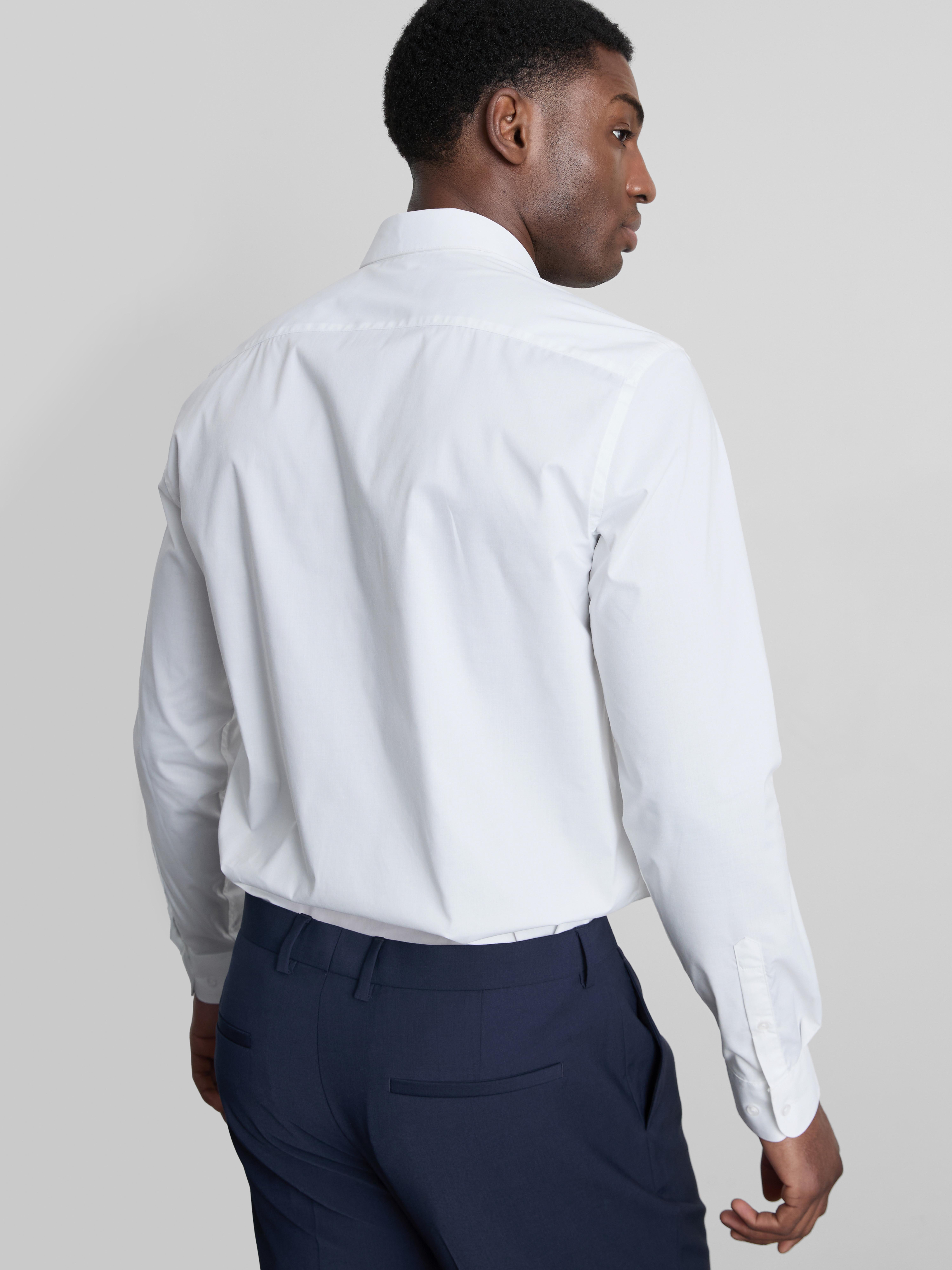 Slim-Fit Formal Shirt - White