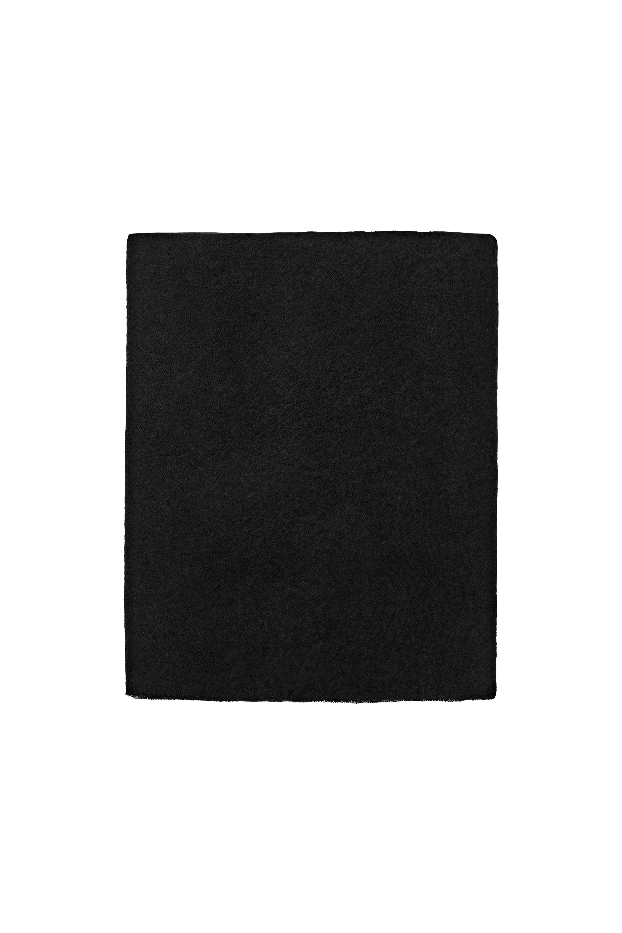100% Cashmere scarf - BLACK