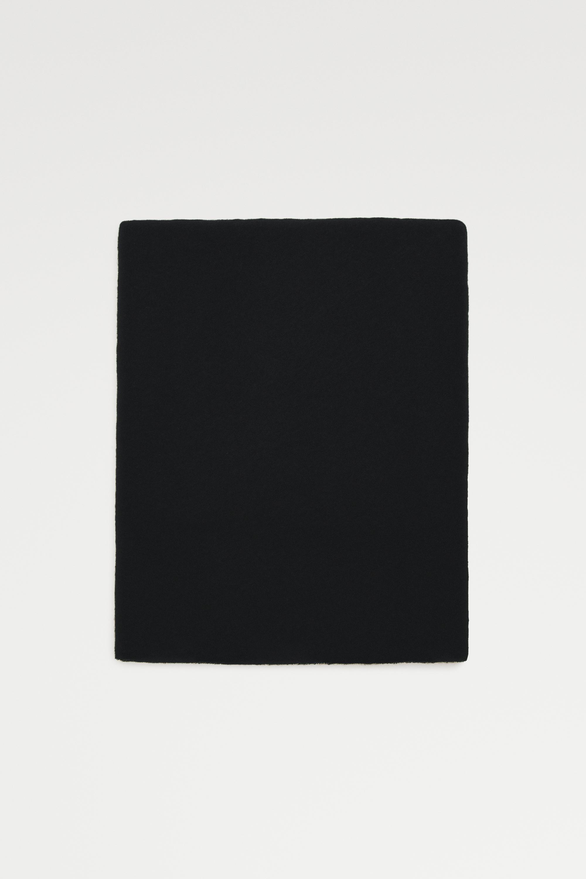 100% Cashmere scarf - BLACK