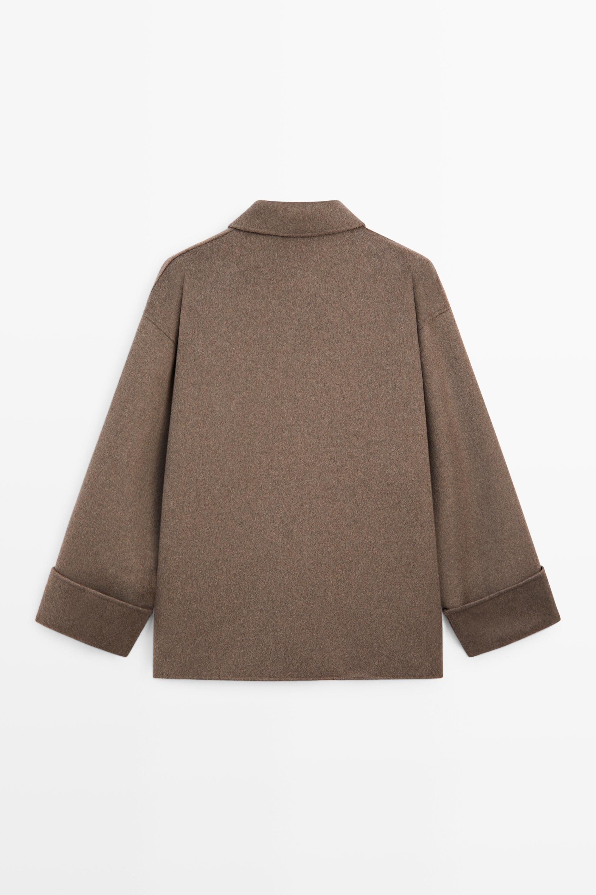 Wool-blend trench coat - MOLE BROWN