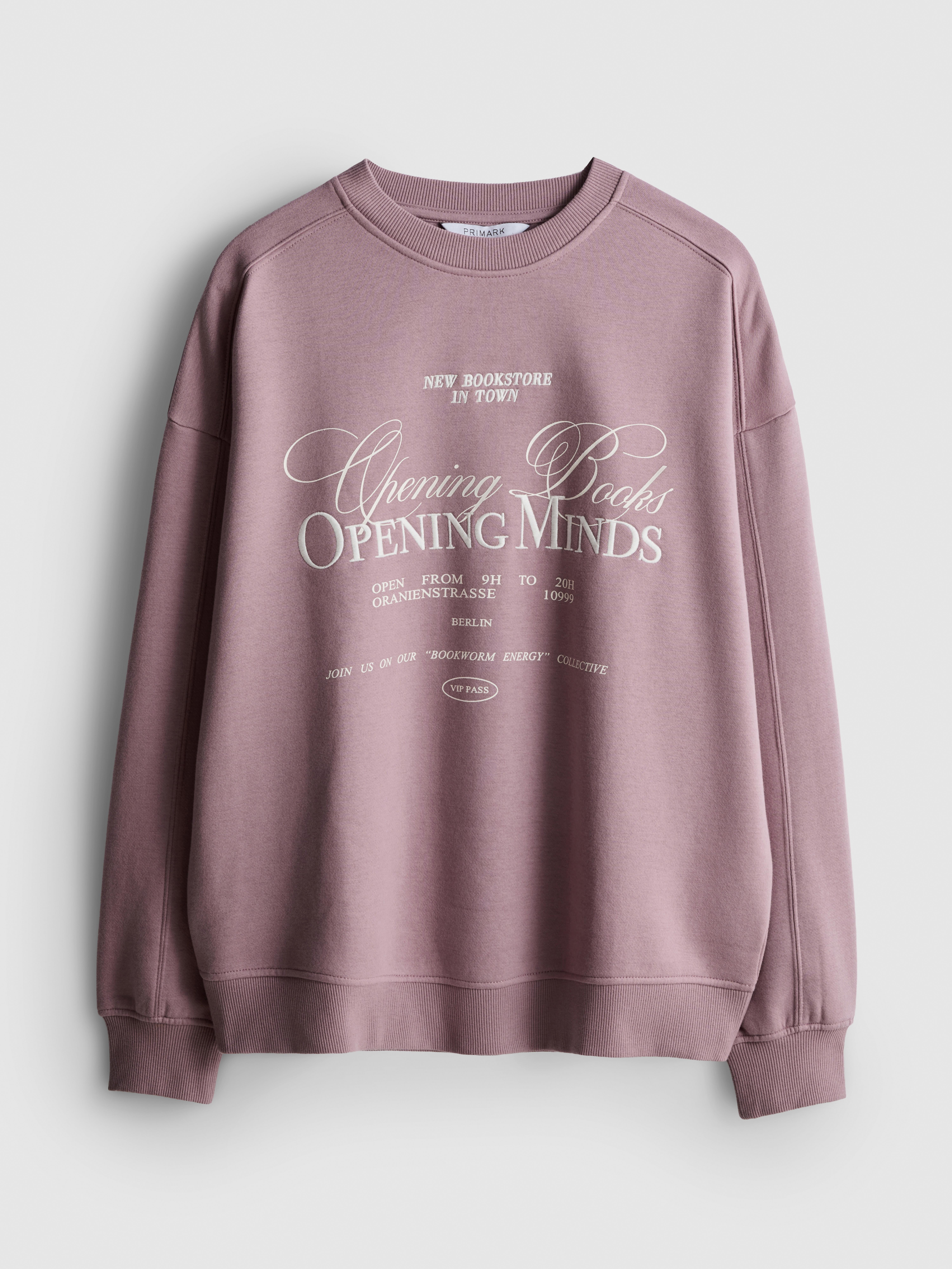 Paula Echevarría Cotton Rich Book Club Sweatshirt - Pink
