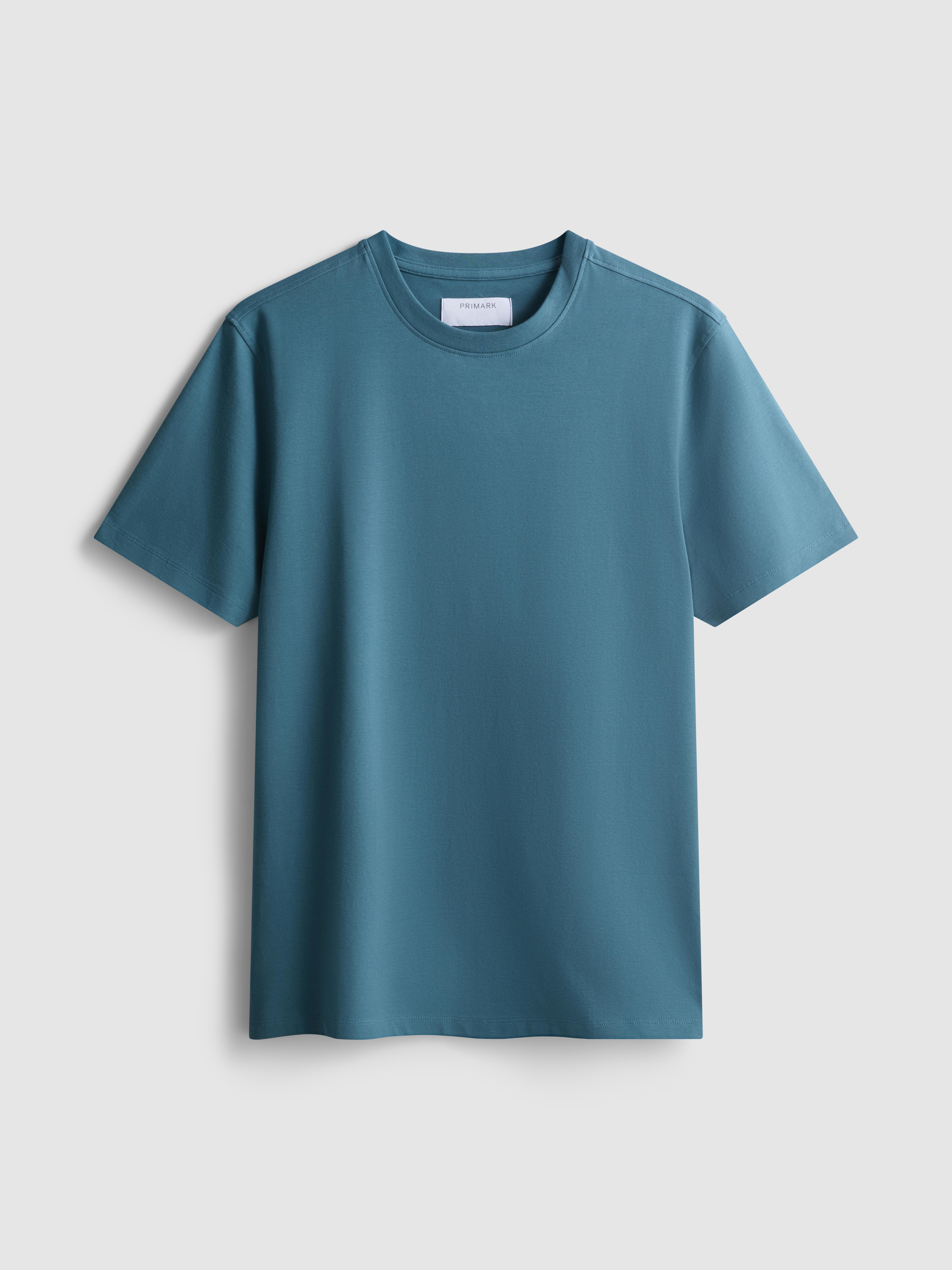 Slim-Fit Stretch T-Shirt - Teal