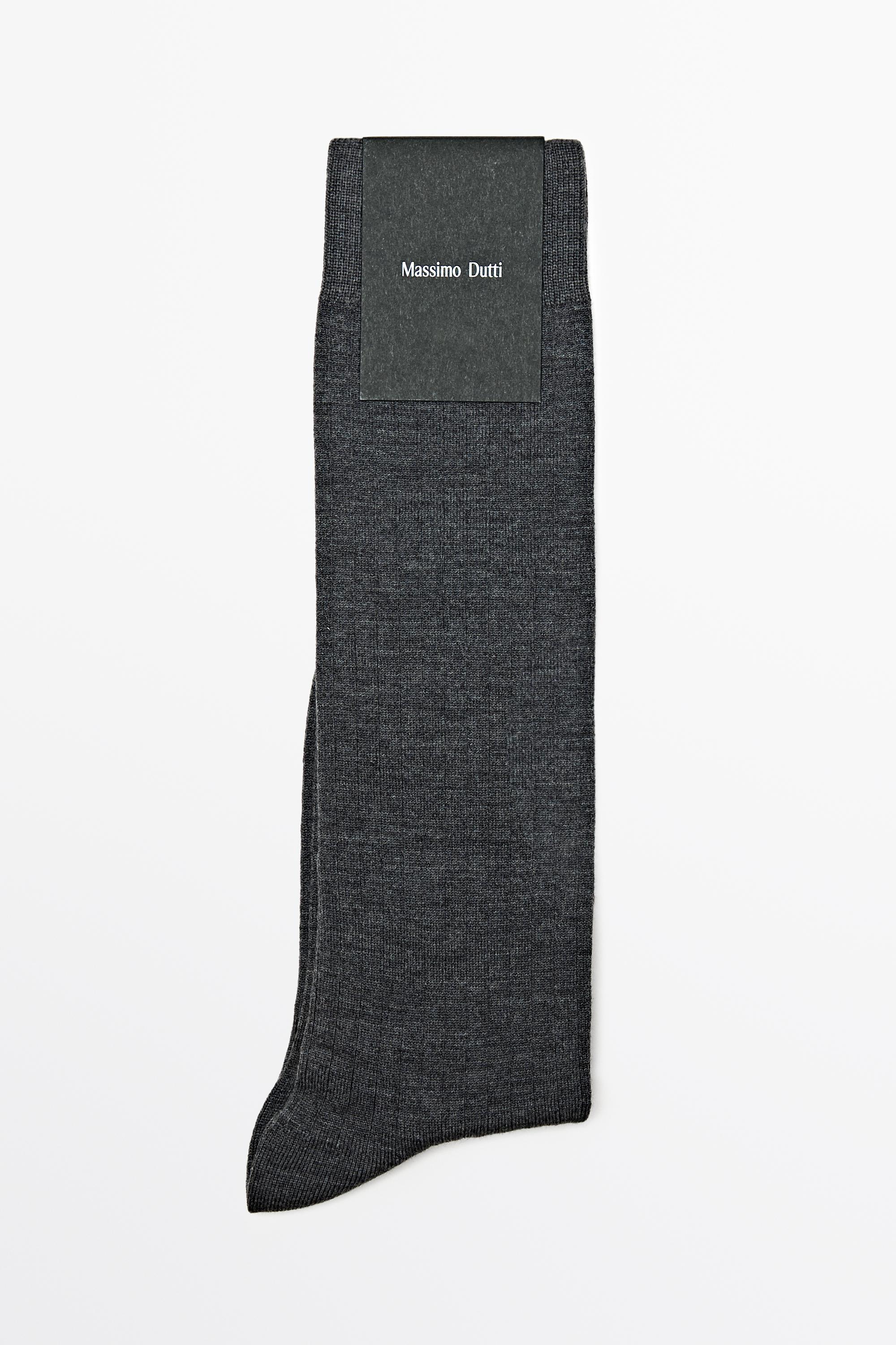 Ribbed socks - GREY