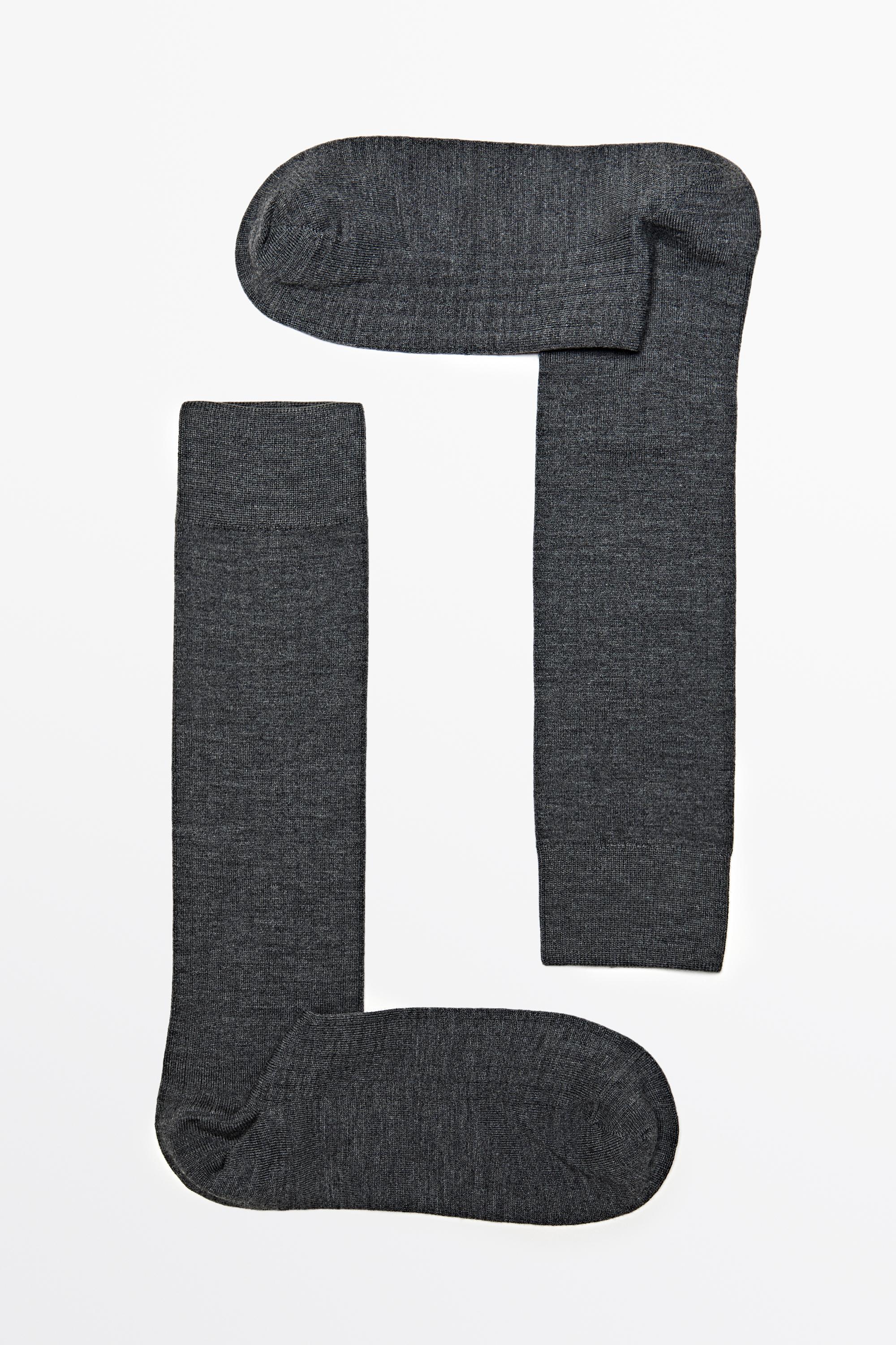 Ribbed socks - GREY