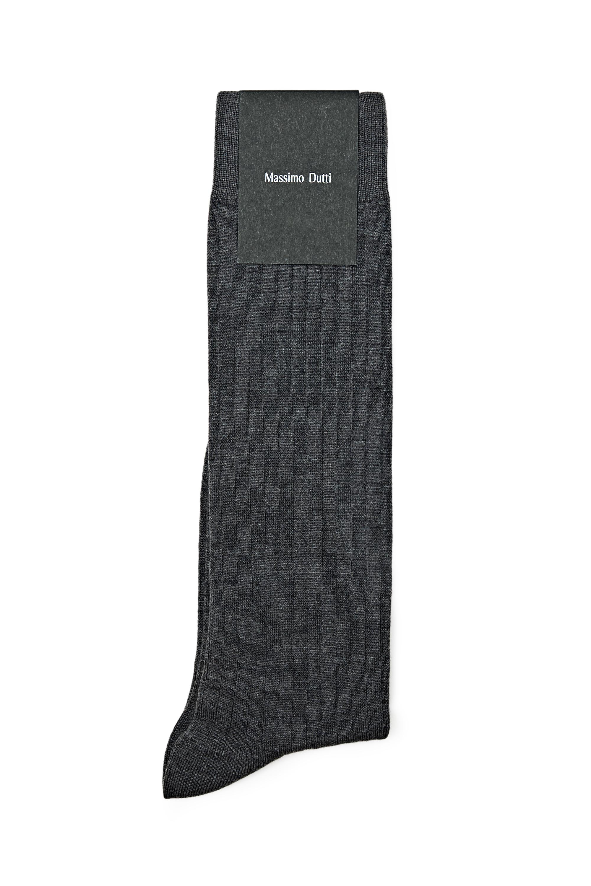 Ribbed socks - GREY