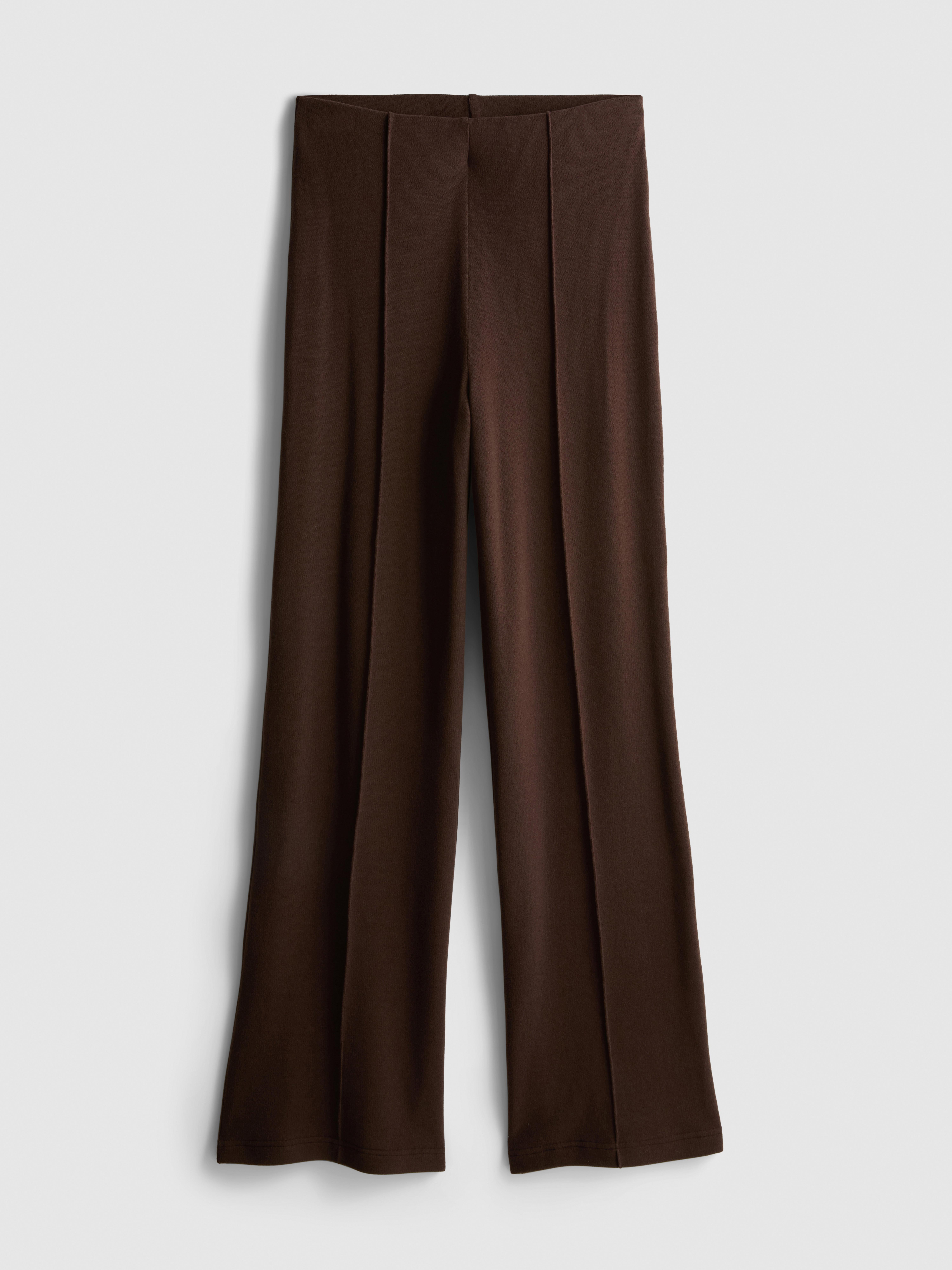 Cozy Wide Leg Sweatpants - Chocolate