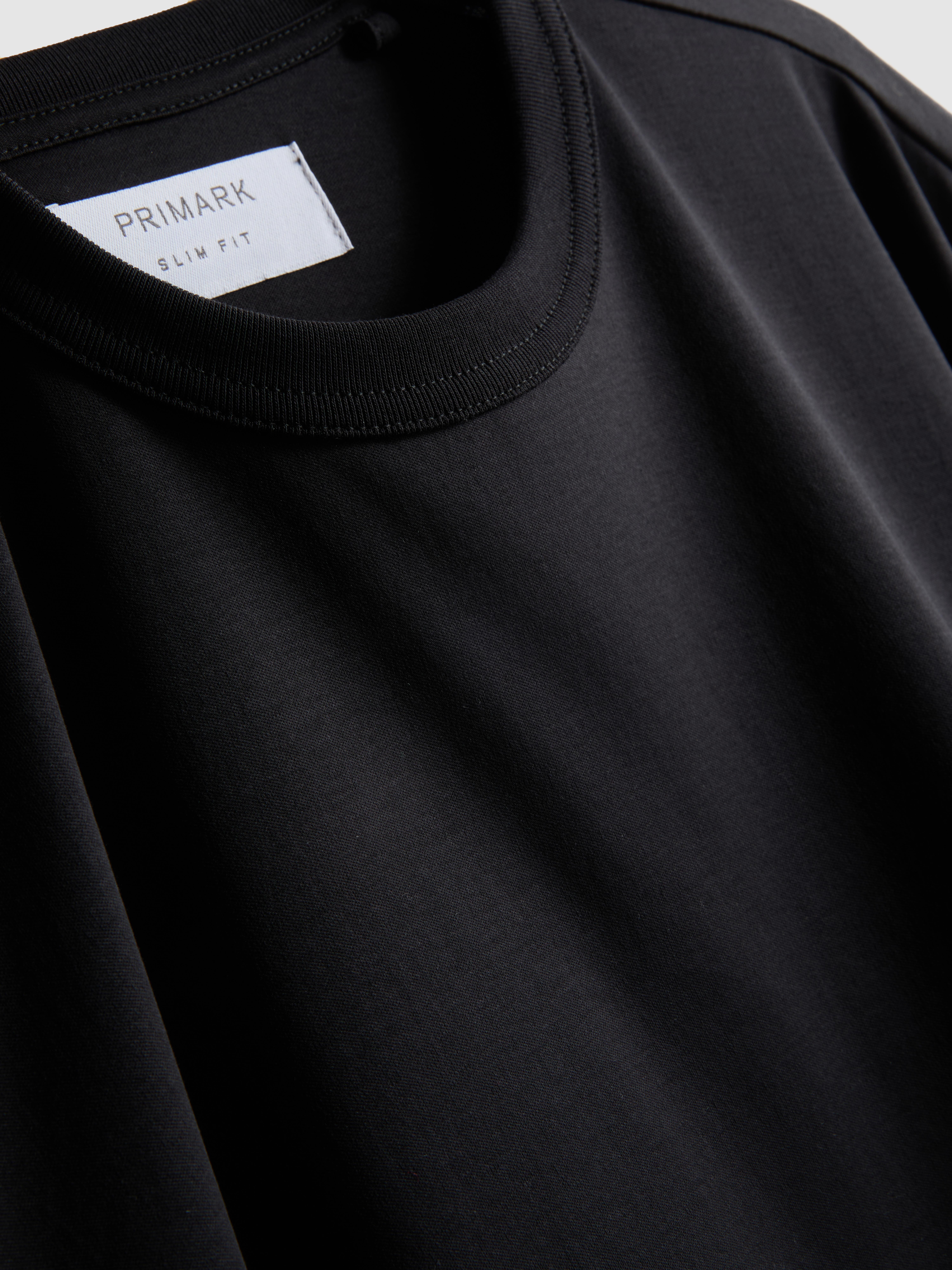 The Edit Mercerized Slim-Fit T-Shirt - Black