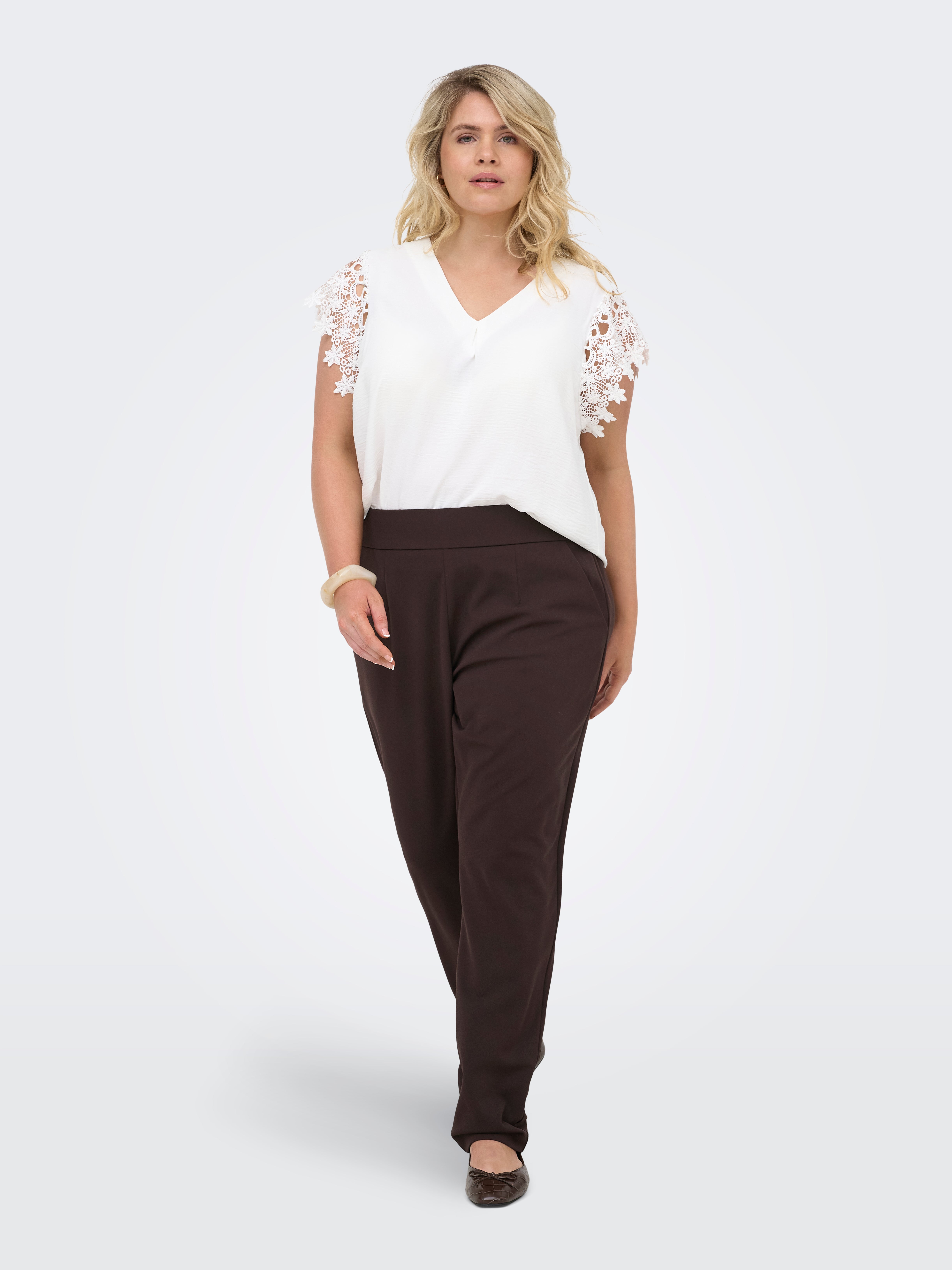CARSTILLA cigarette pants Black Coffee
