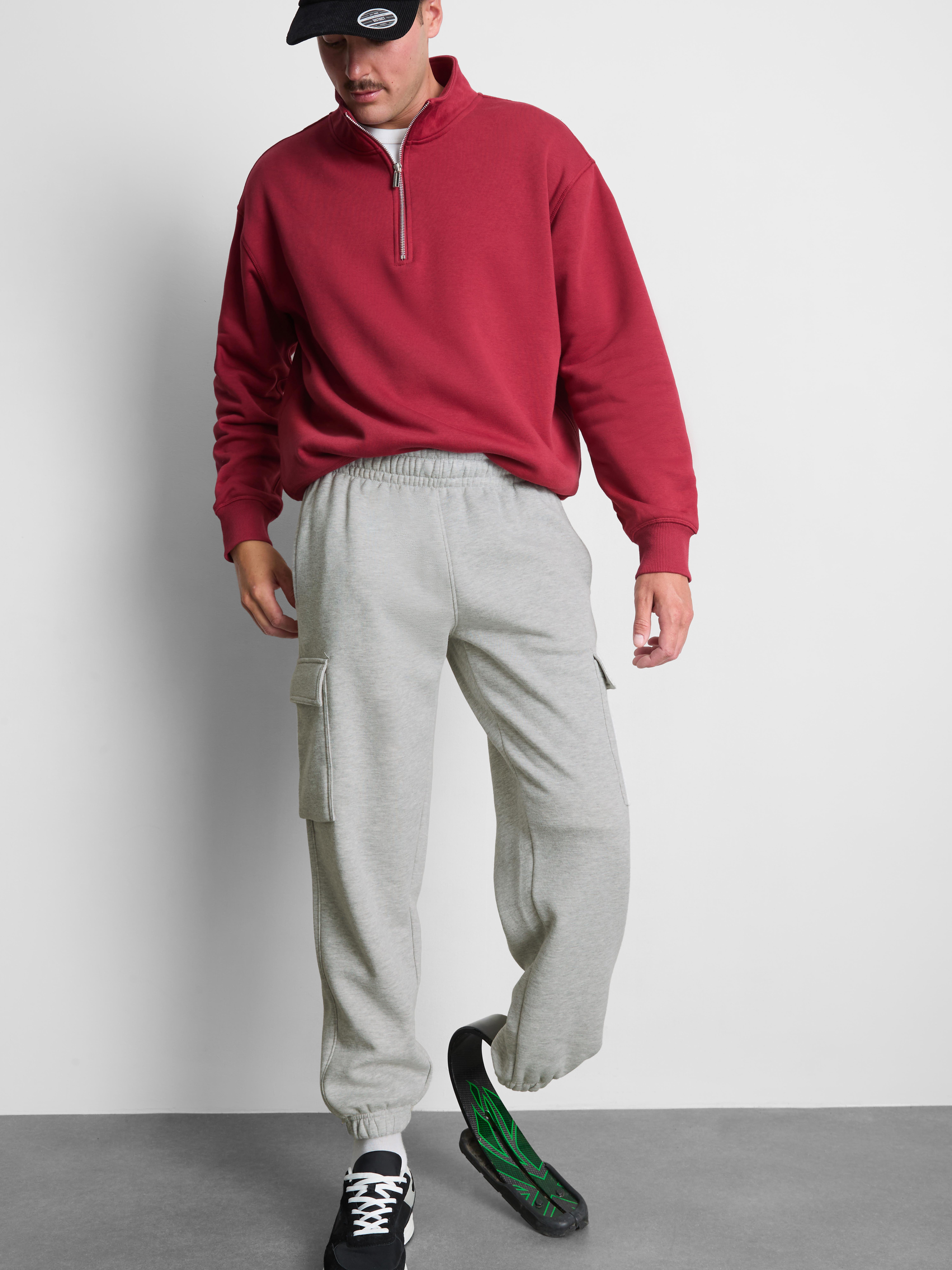 Essential Cargo Joggers - Gray