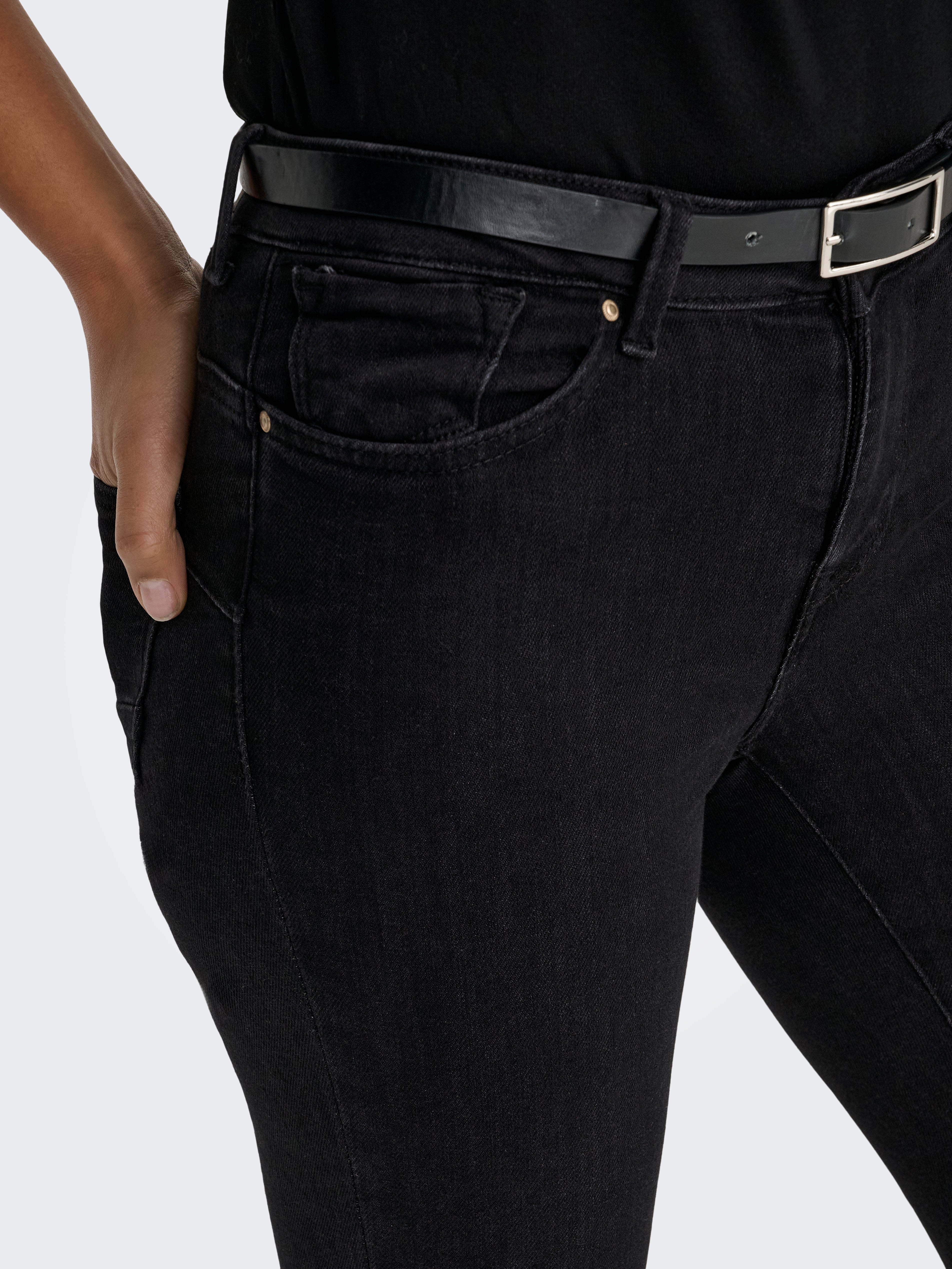 ONLPOWER Mid waist Skinny Fit Jeans Black