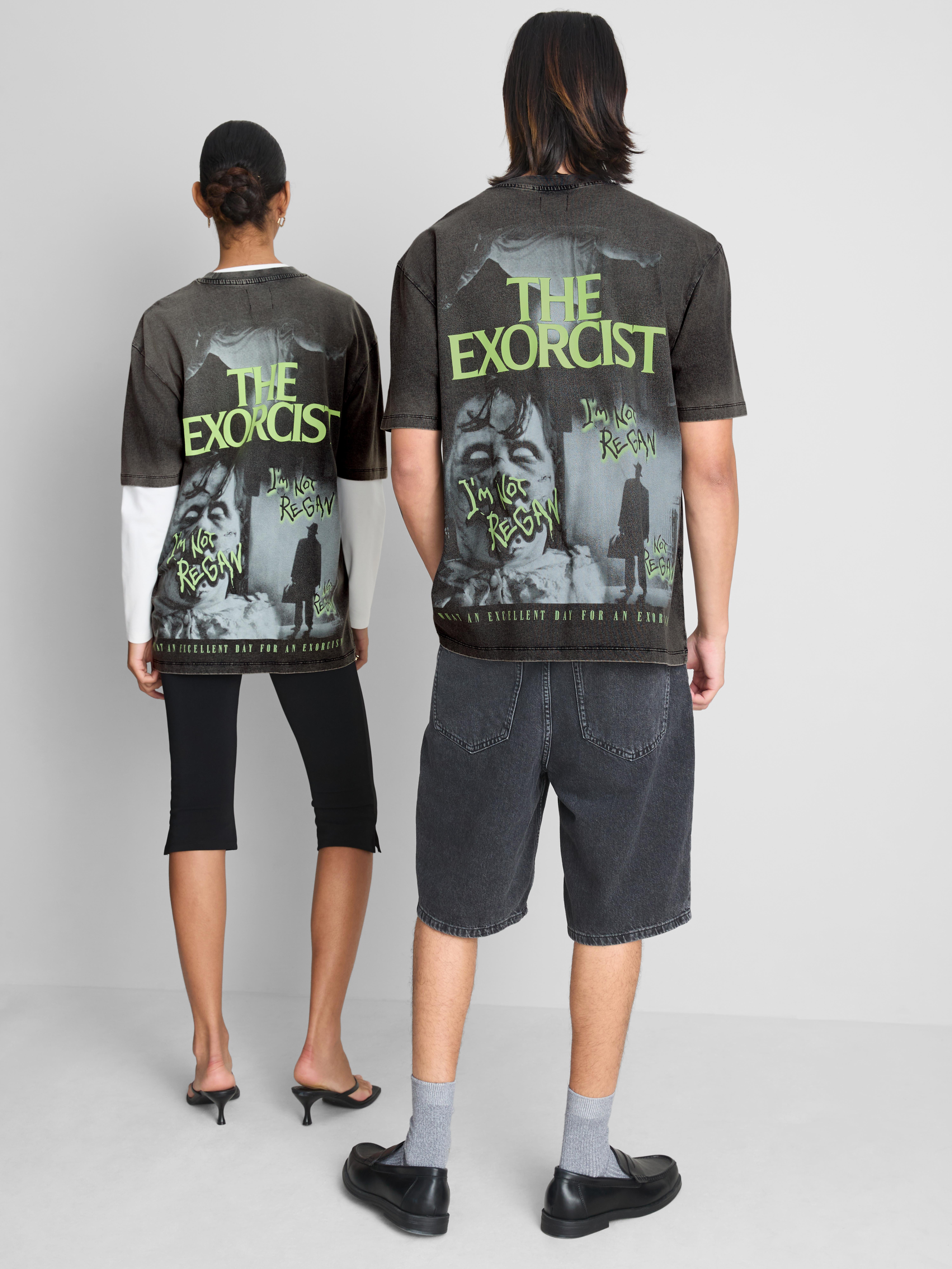 The Exorcist Graphic T-Shirt - Charcoal
