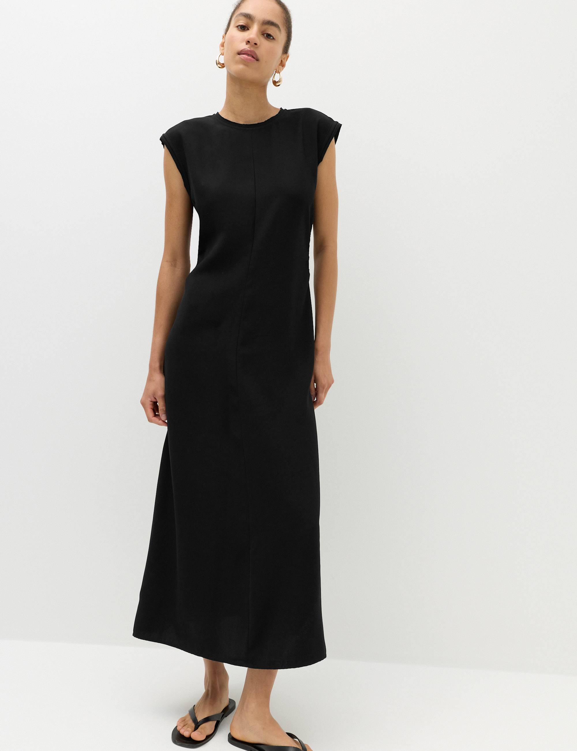 Cinched Midi Column Dress
