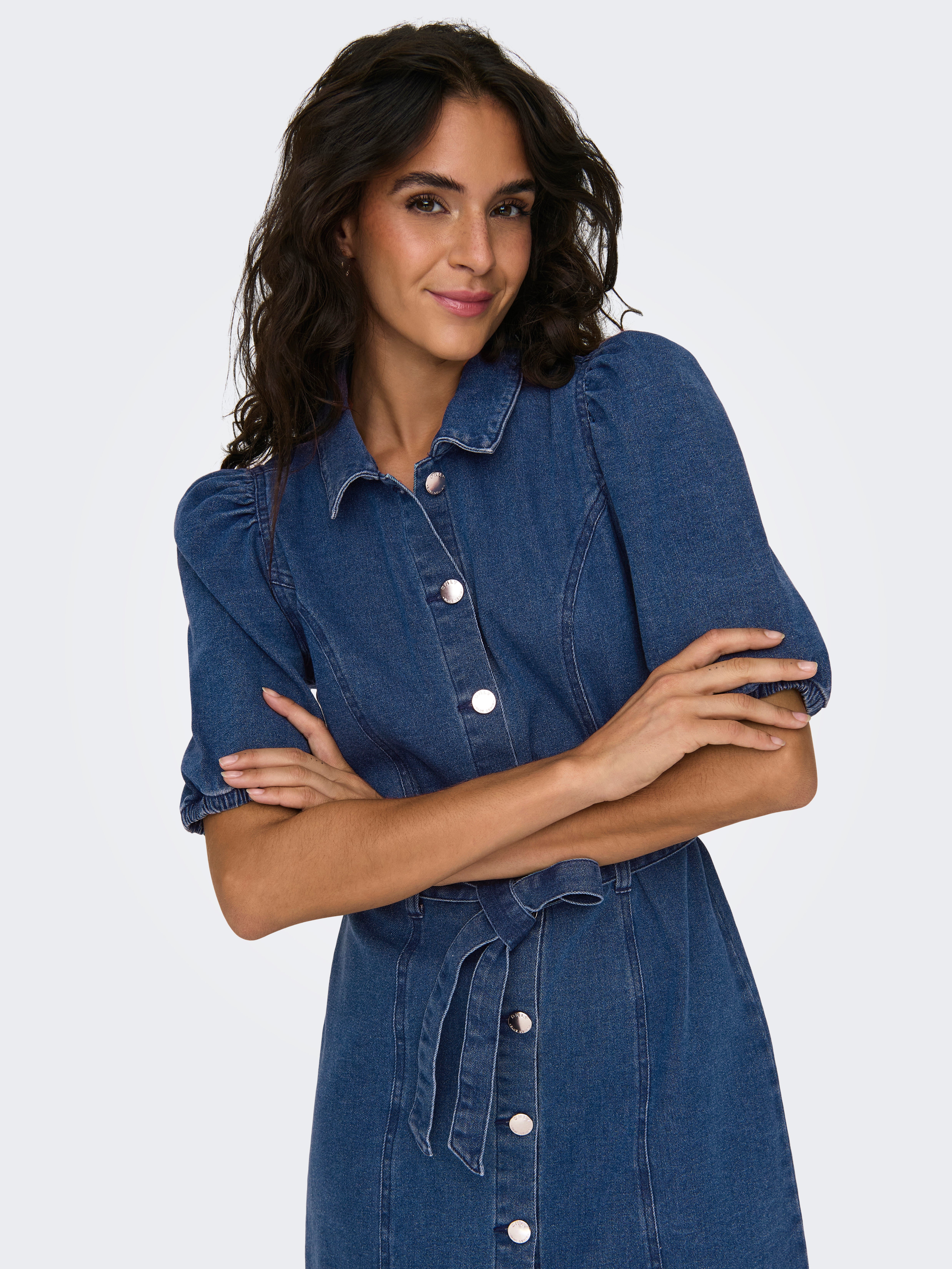 ONLVIBBE Short dress Medium Blue Denim