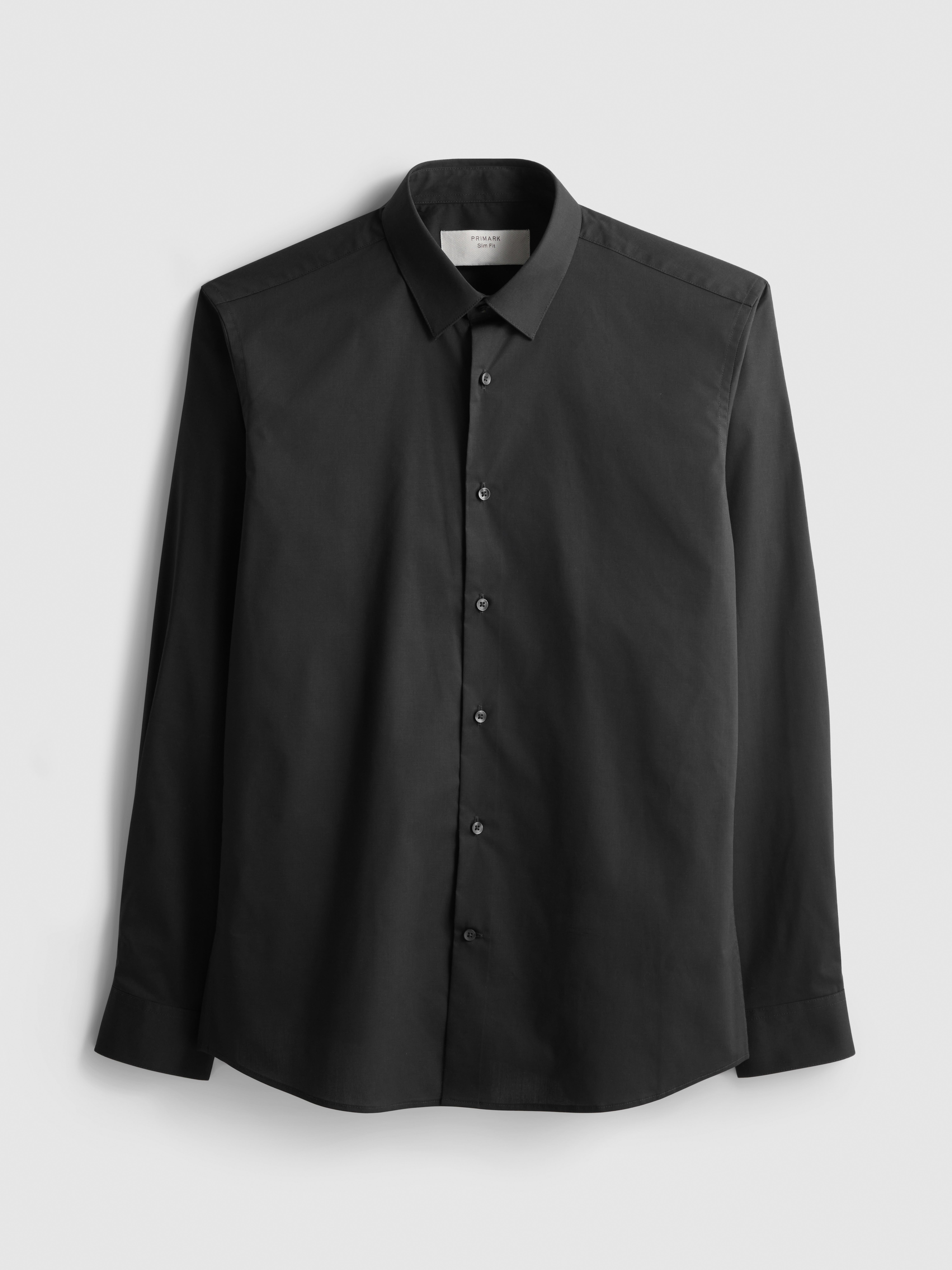 Slim-Fit Formal Shirt - Black
