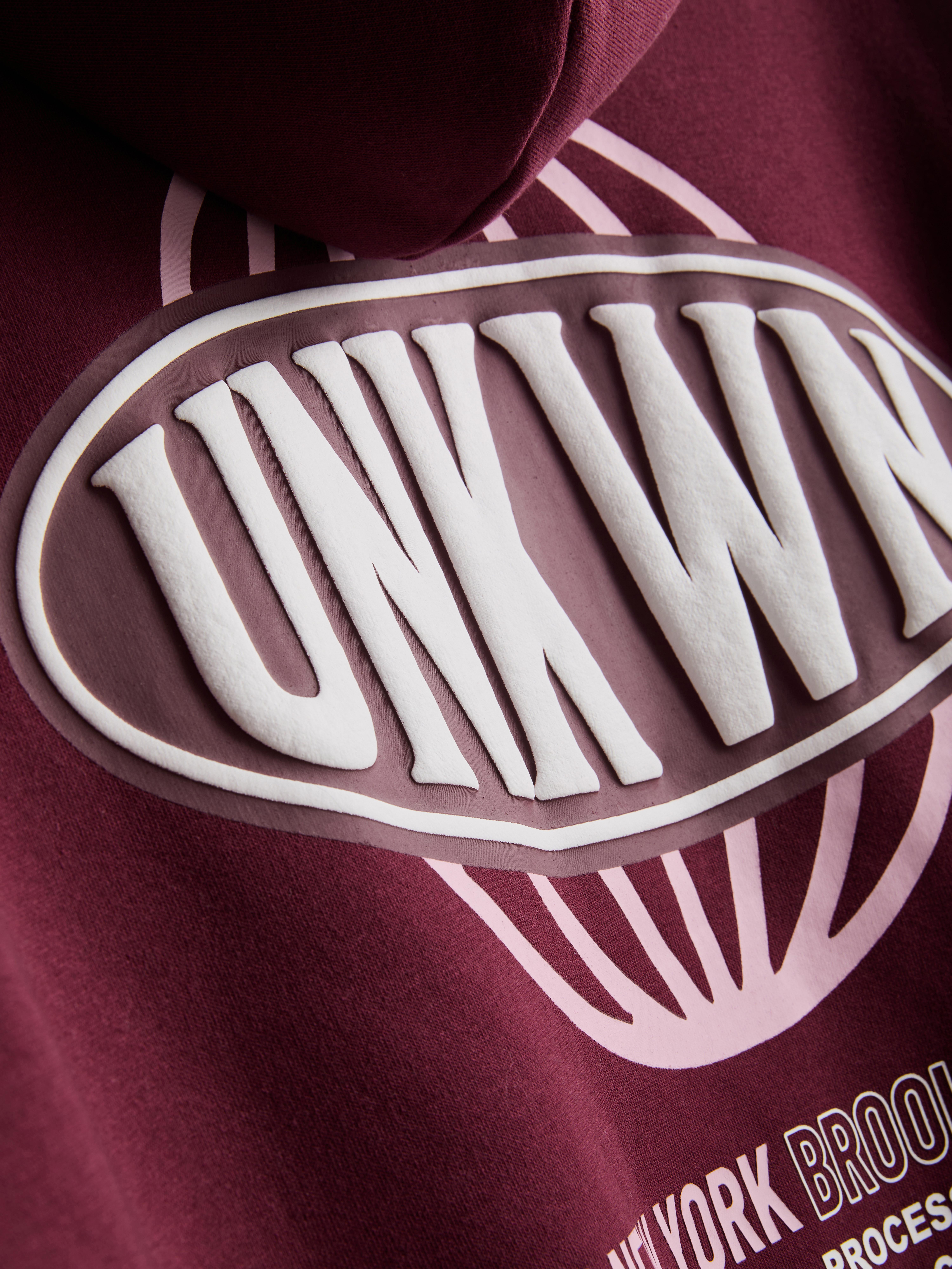NYC Graphic Hoodie - Burgundy