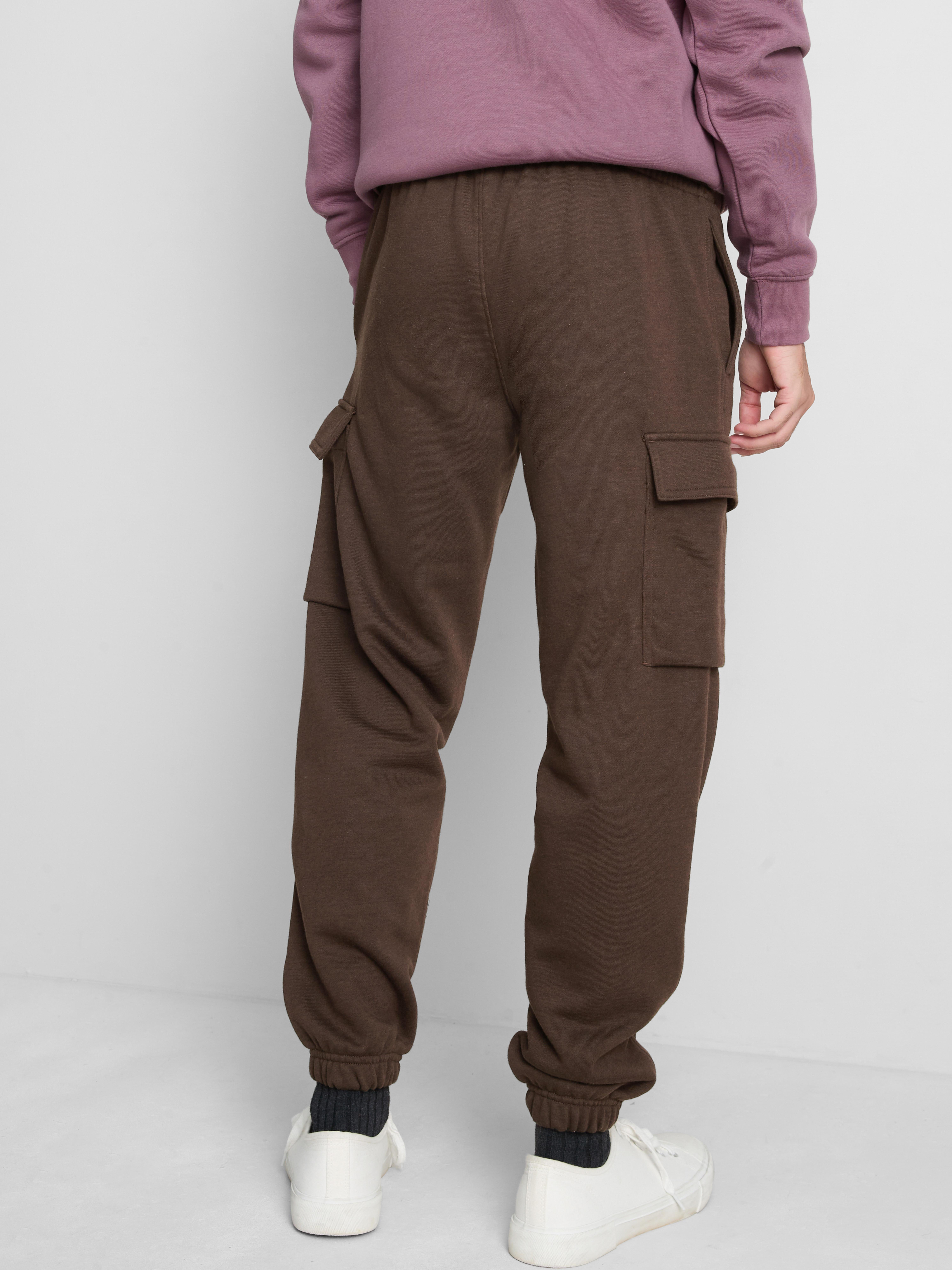 Essential Cargo Joggers - Brown