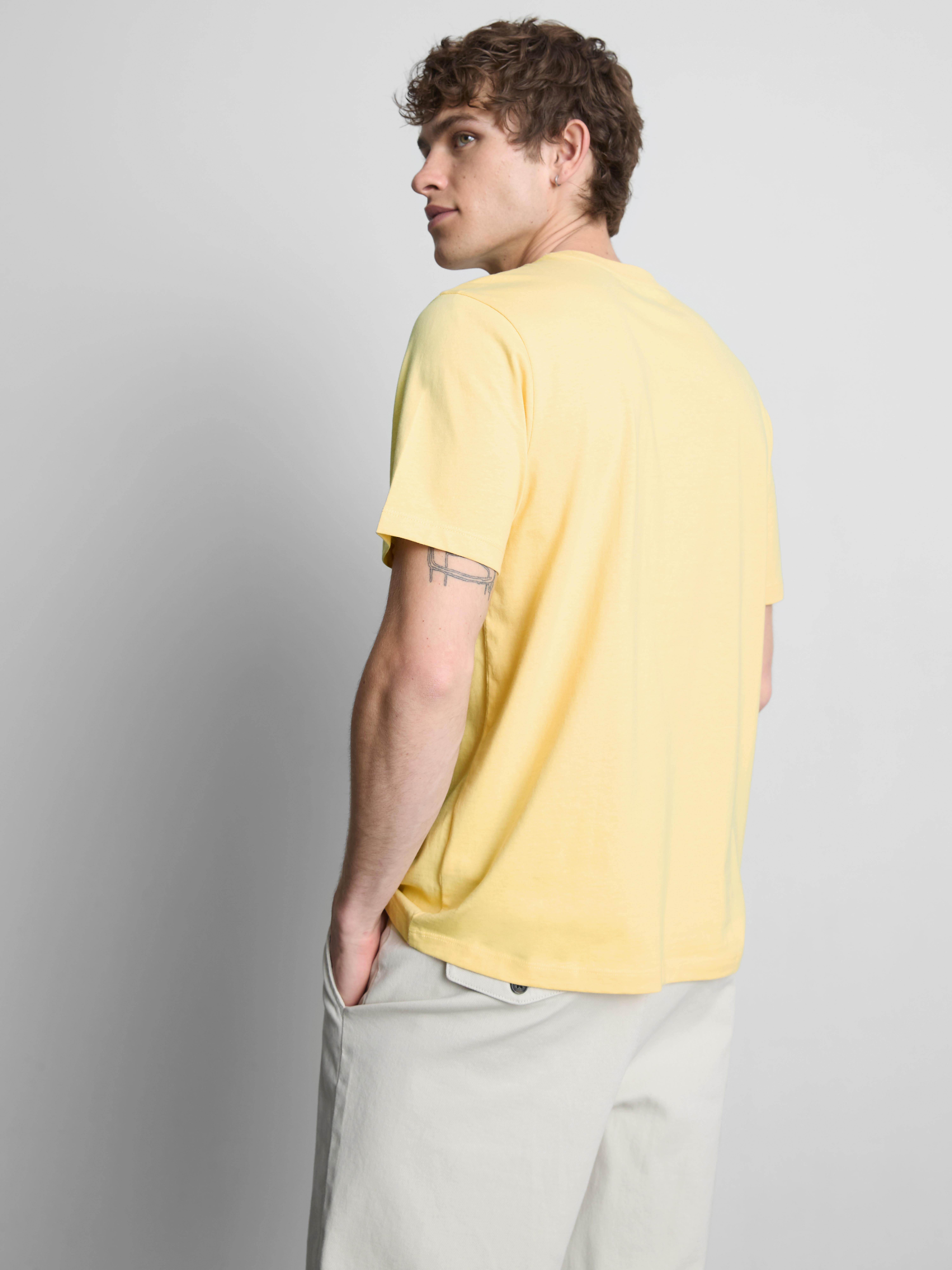 Regular Fit Short Sleeve T-Shirt - Yellow