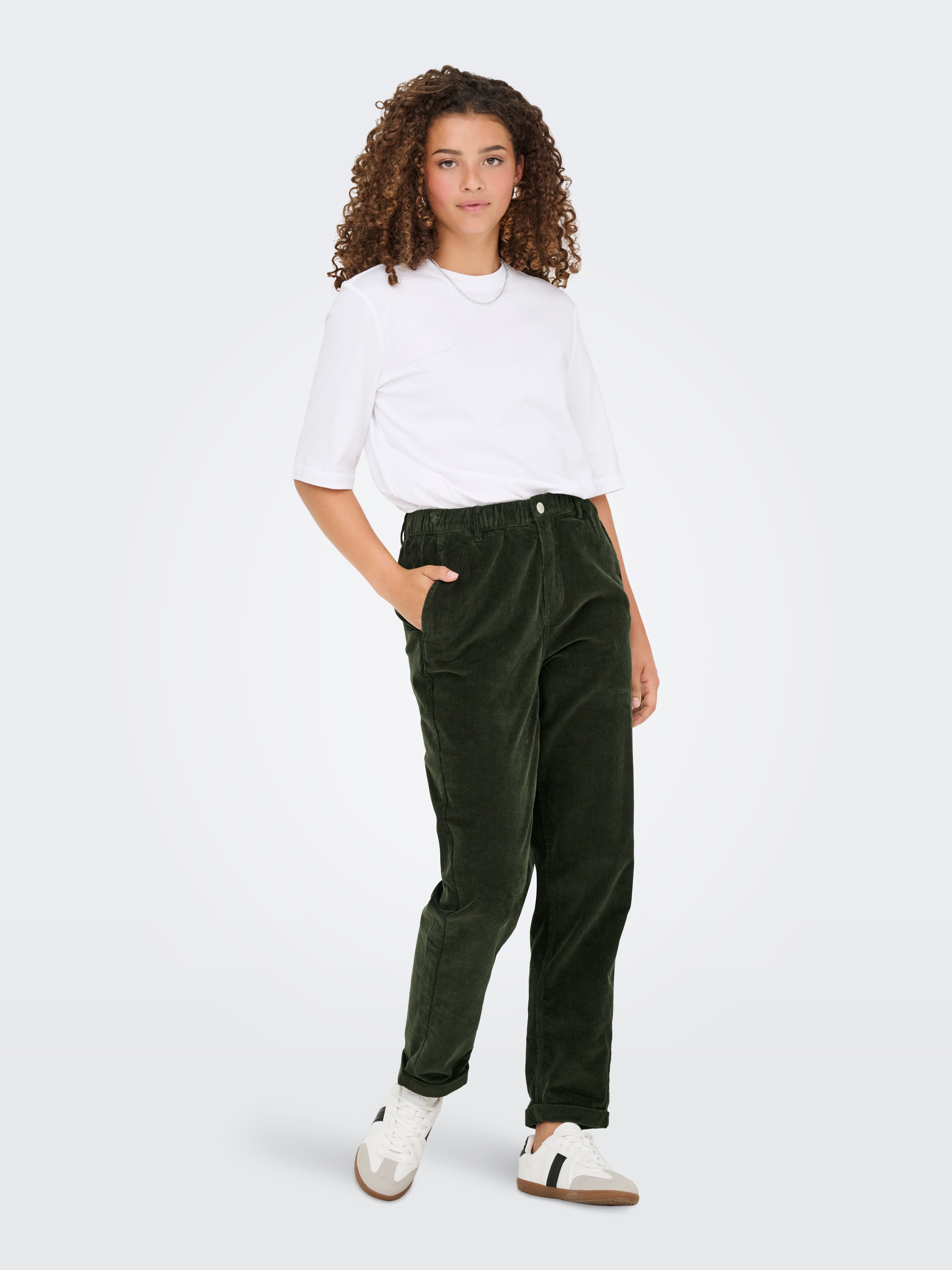 ONLFLORA Carrot fit classic corduroy trousers Rosin