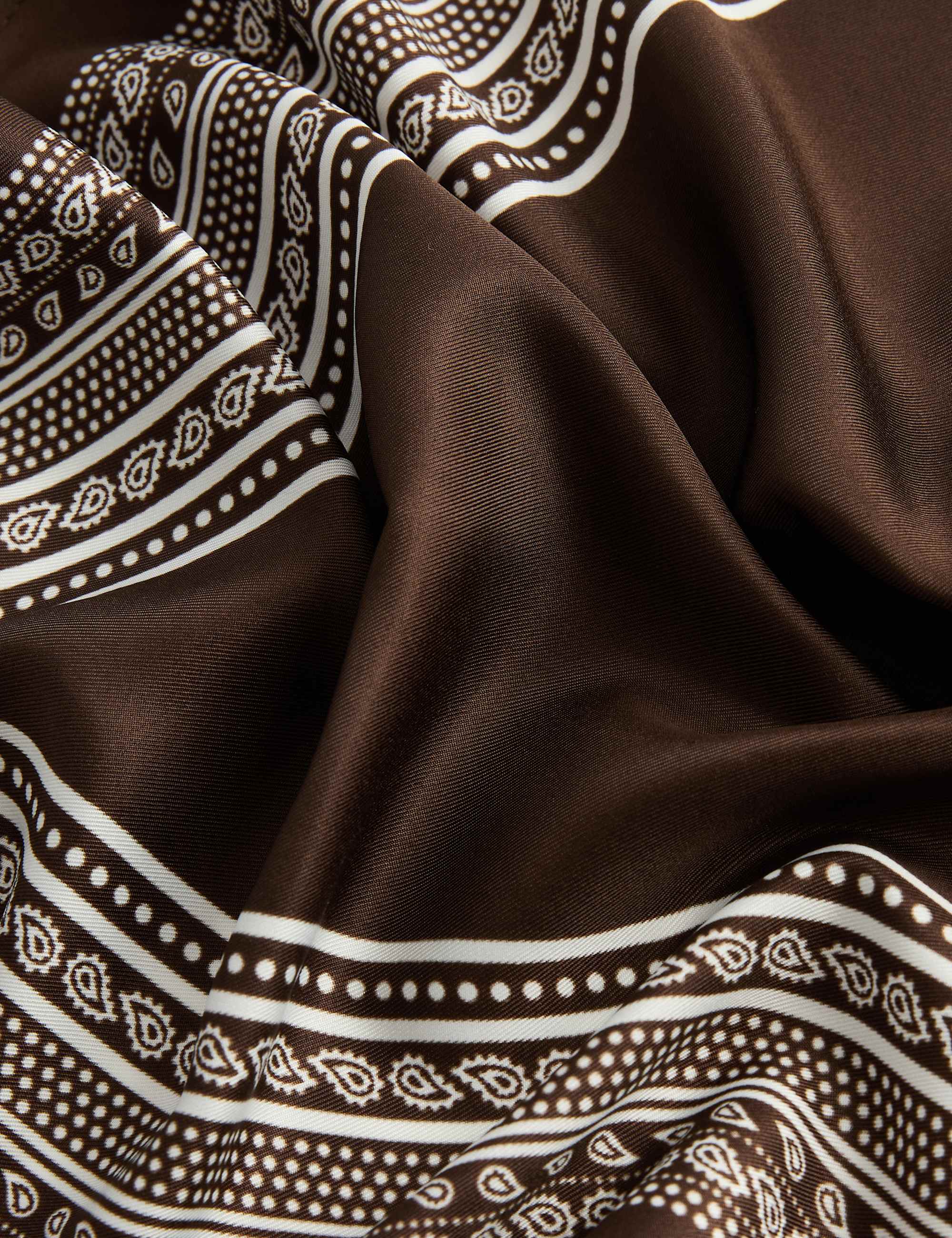 Satin Triangle Printed Neckerchief