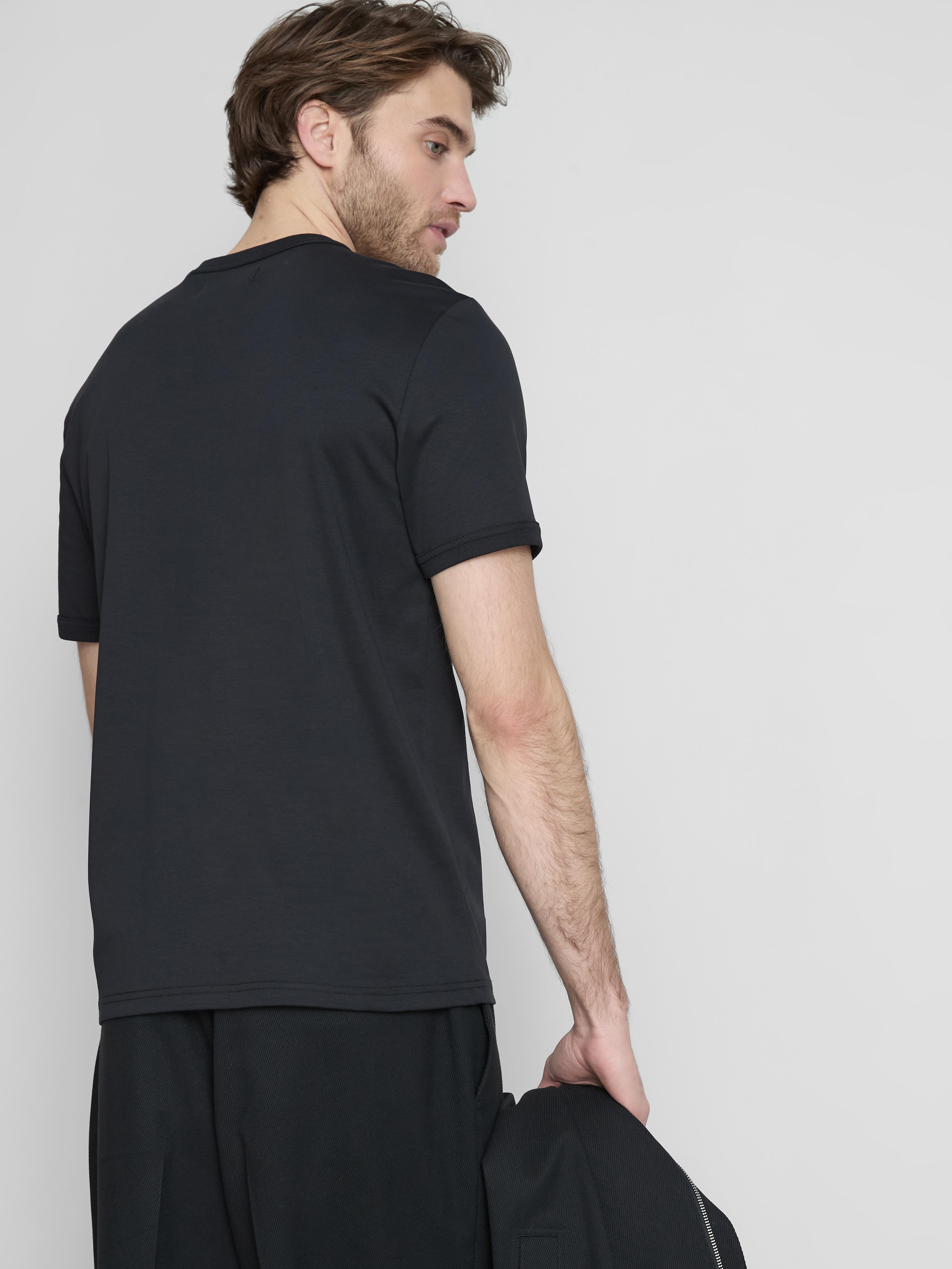 The Edit Mercerized Slim-Fit T-Shirt - Black