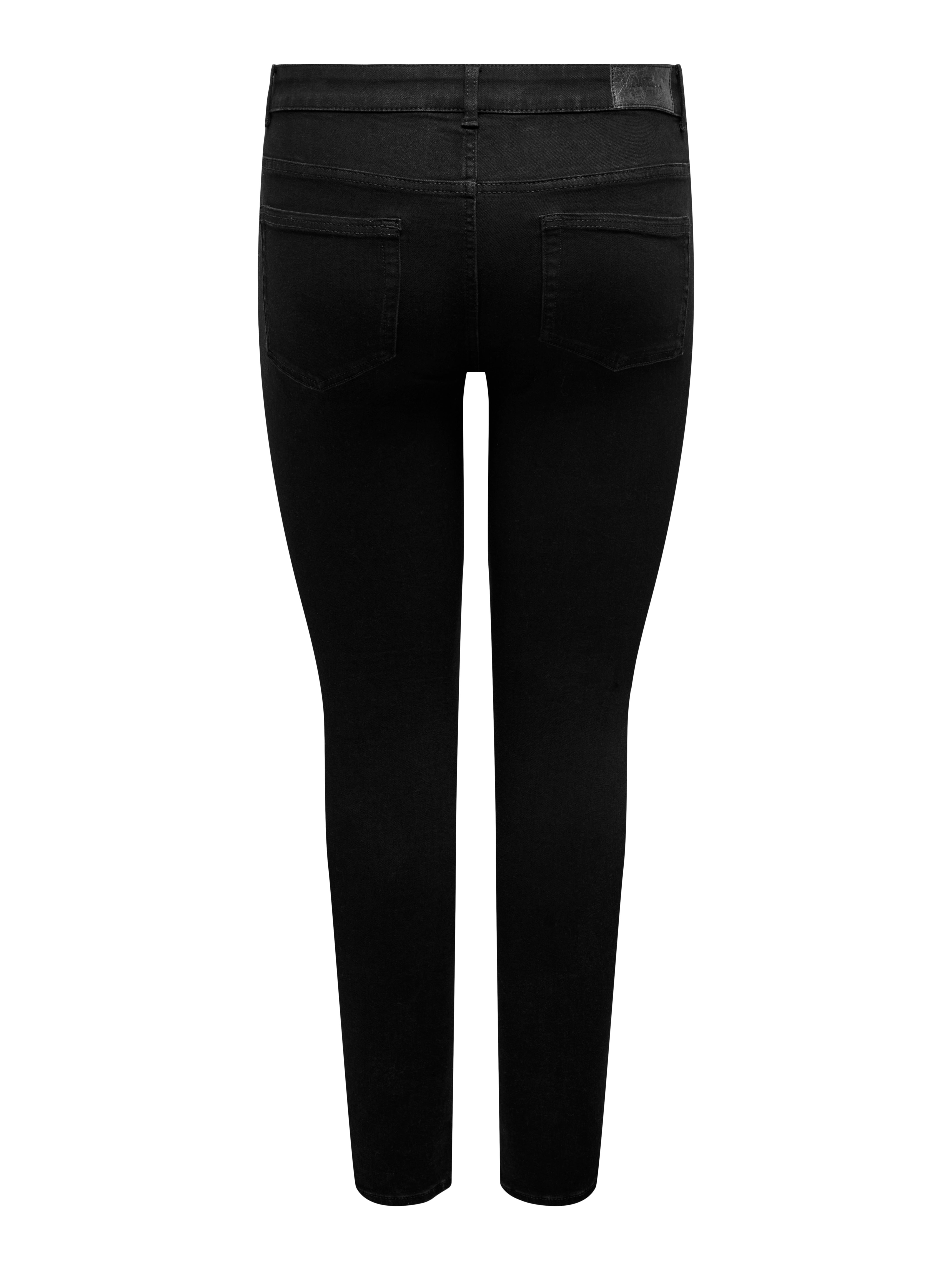 CARWILLY Skinny Fit Jeans Black Denim