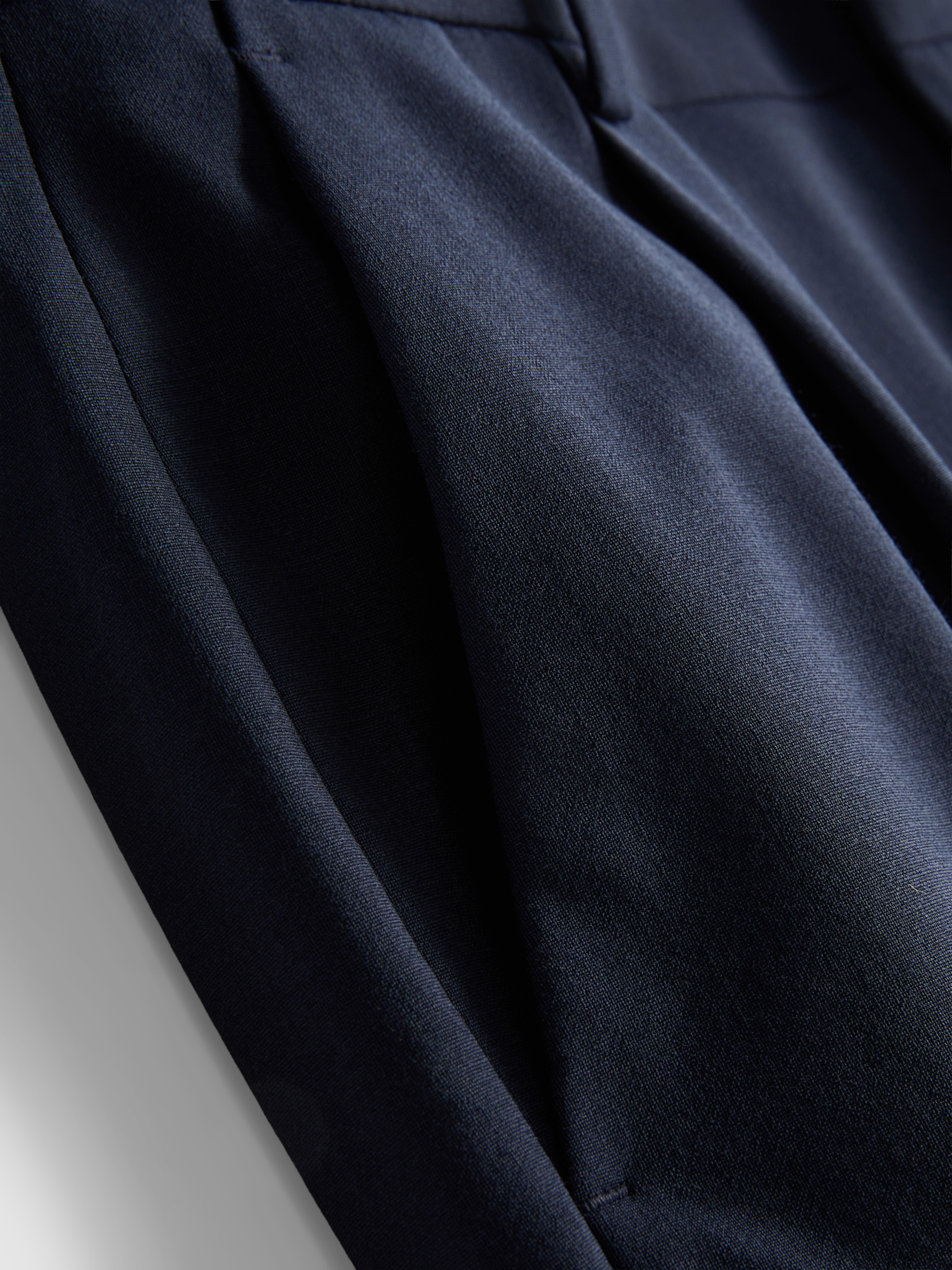 Regular Fit Classic Suit Pants - Navy