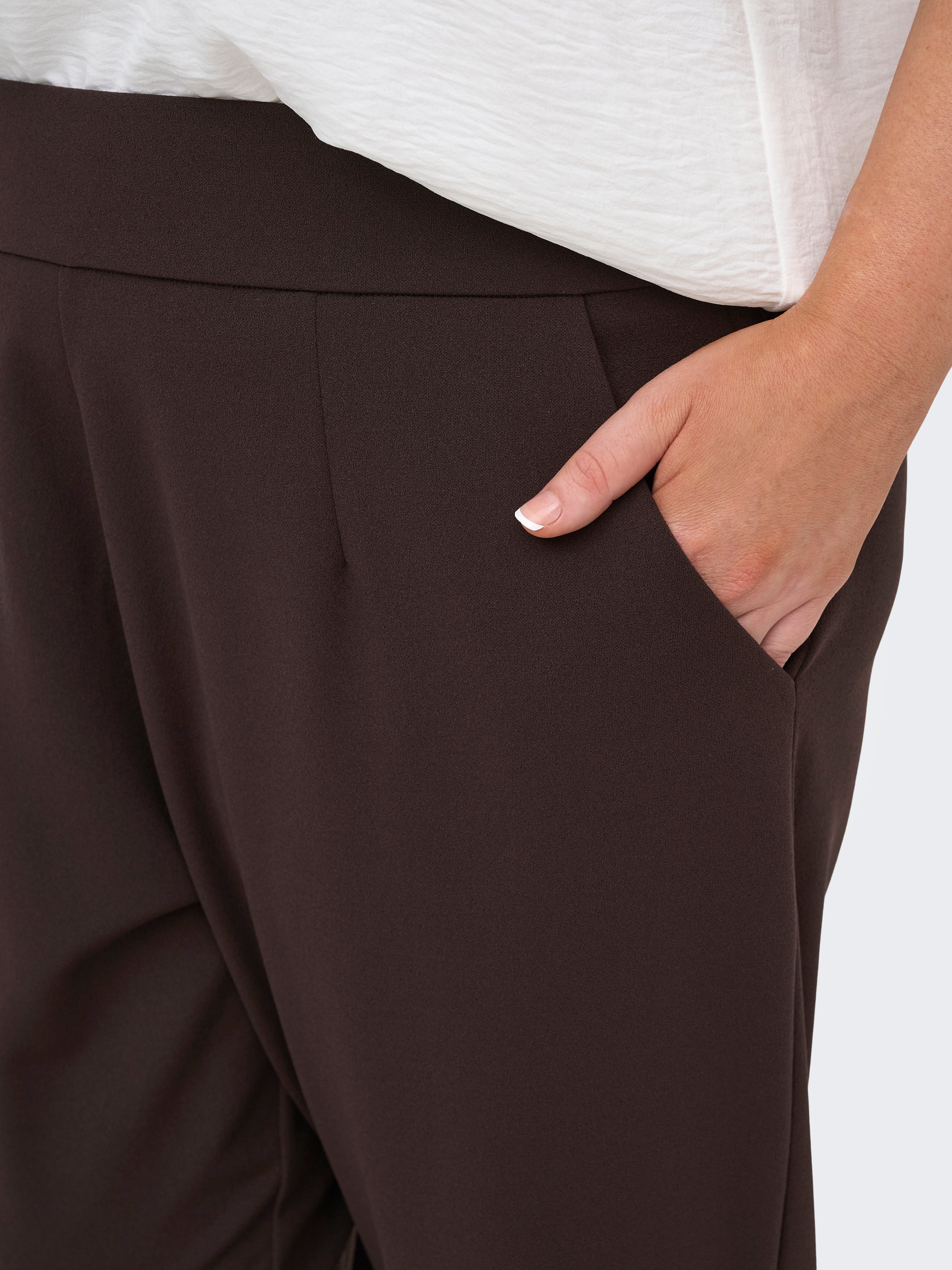 CARSTILLA cigarette pants Black Coffee