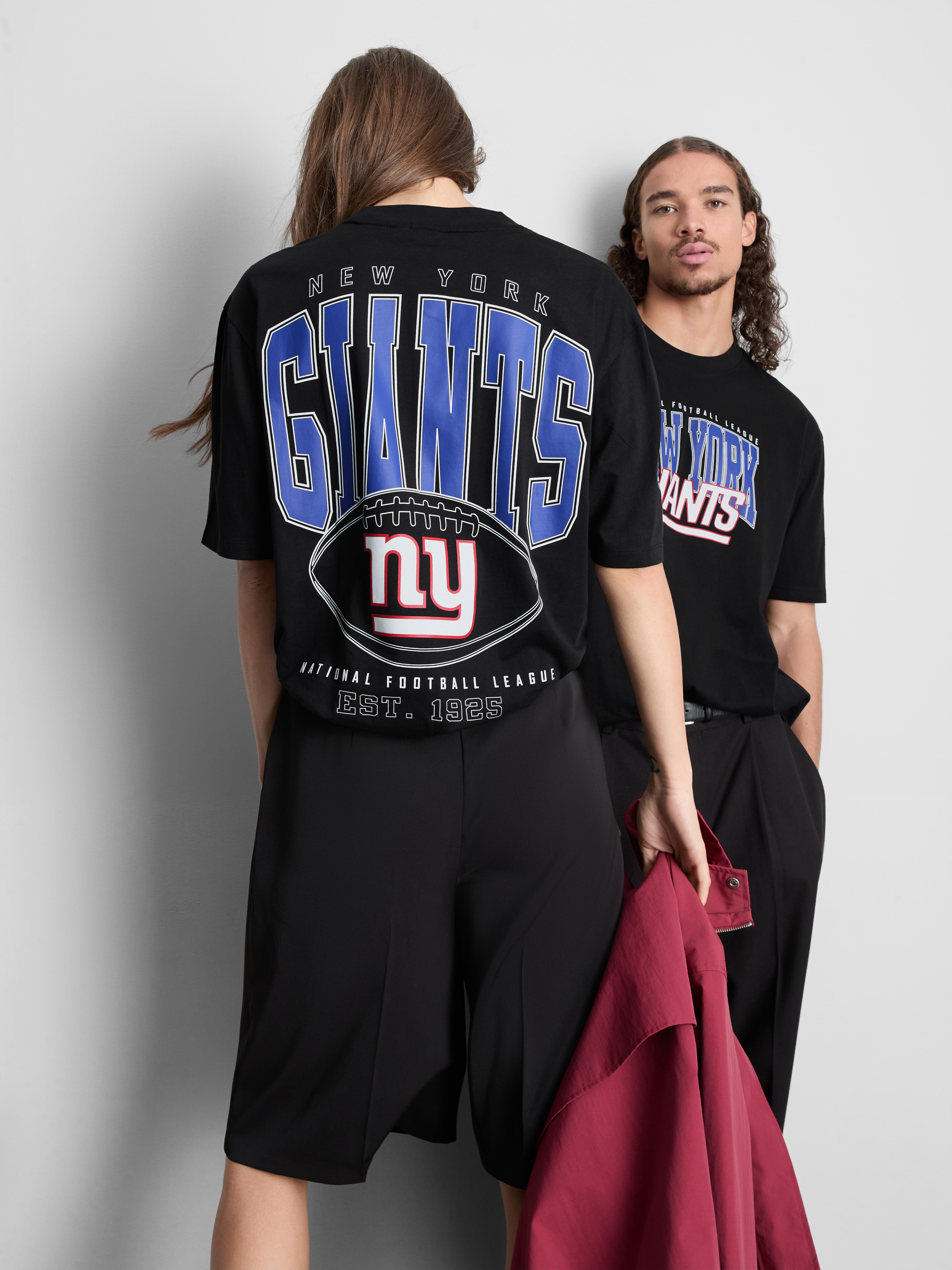 NFL New York Giants Pure Cotton Graphic T-Shirt - Black