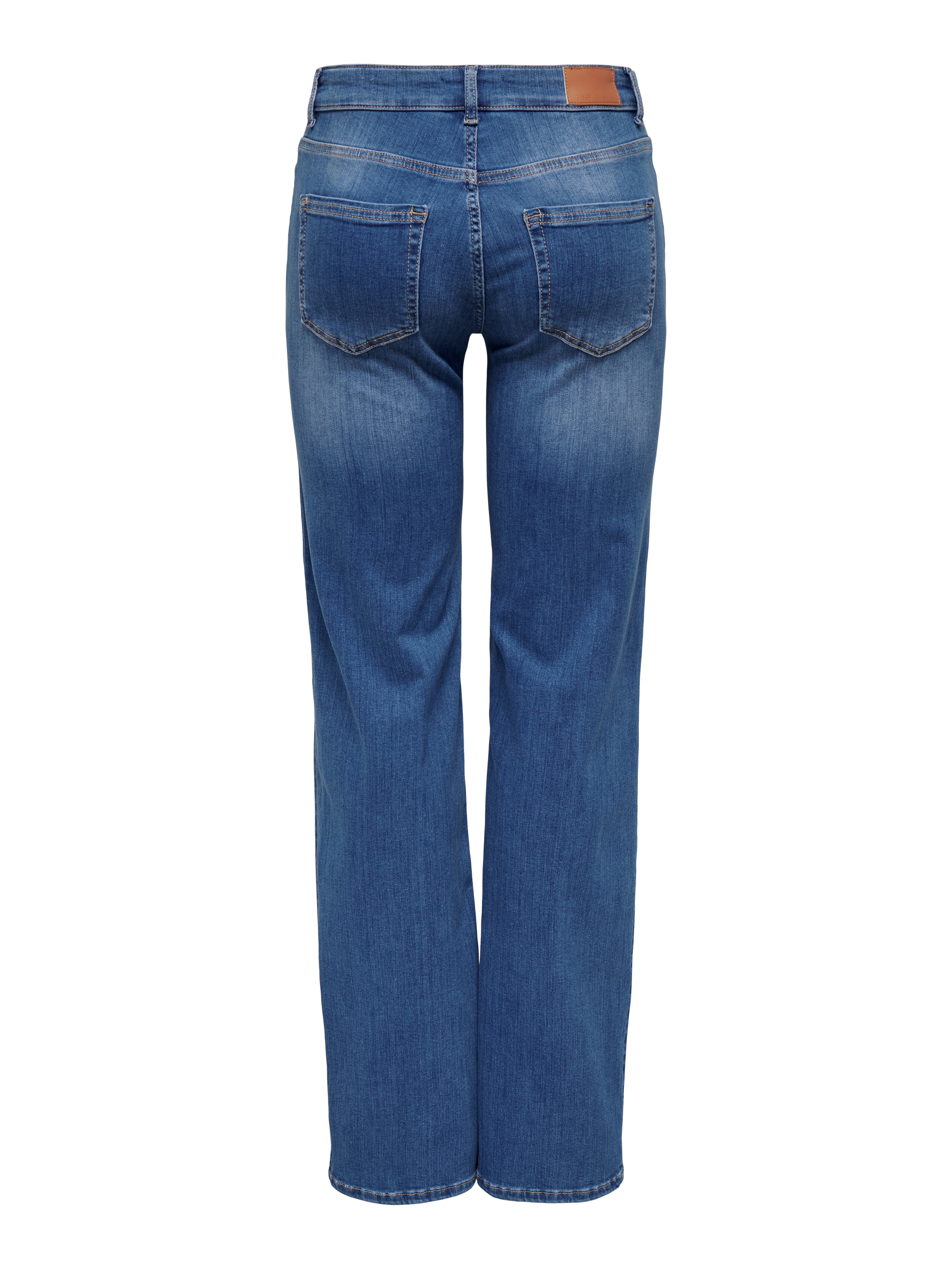 ONLBLUSH Mid waist Straight Fit Jeans Medium Blue Denim