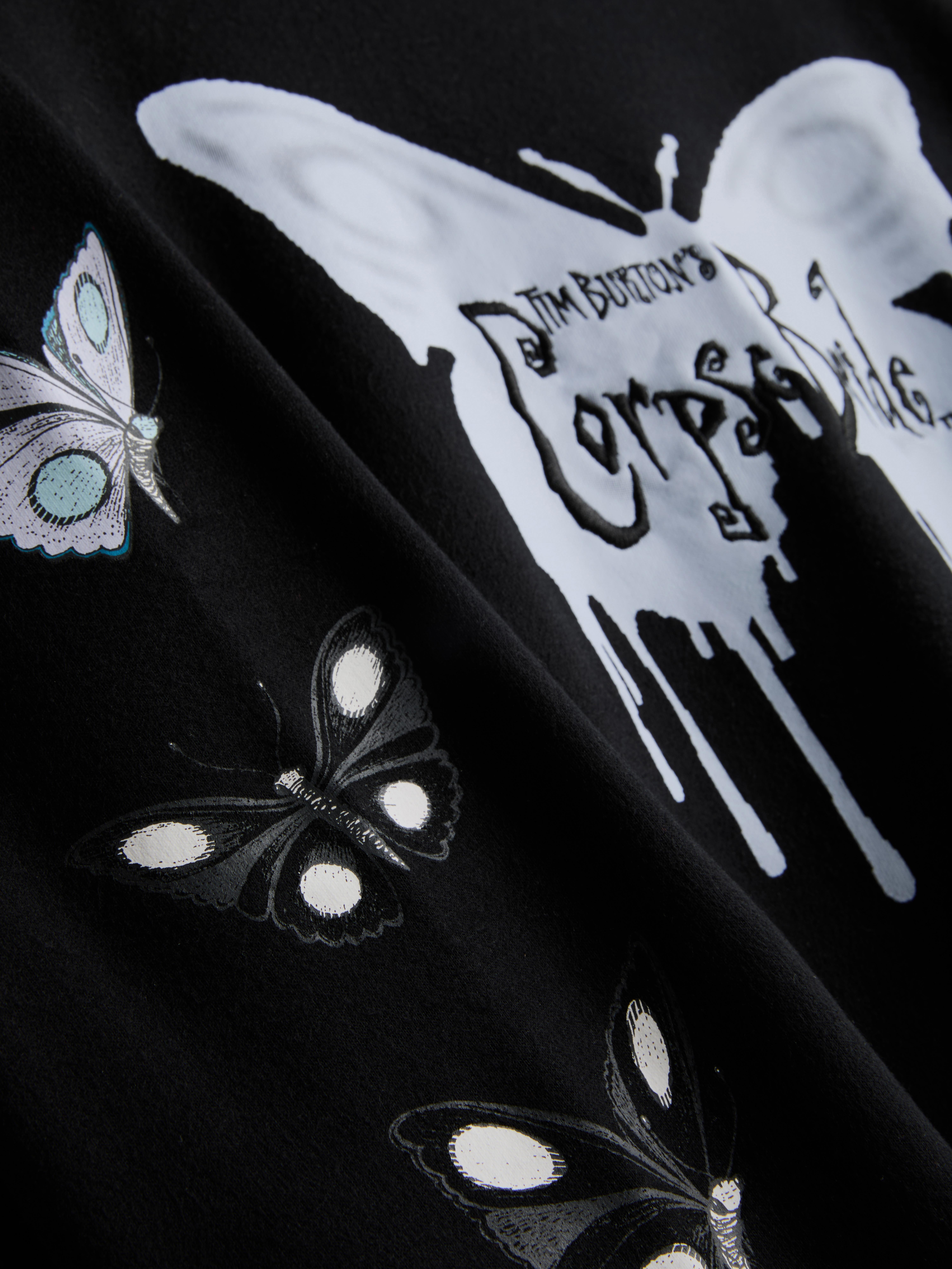 Tim Burton’s Corpse Bride Graphic Sweatshirt - Black