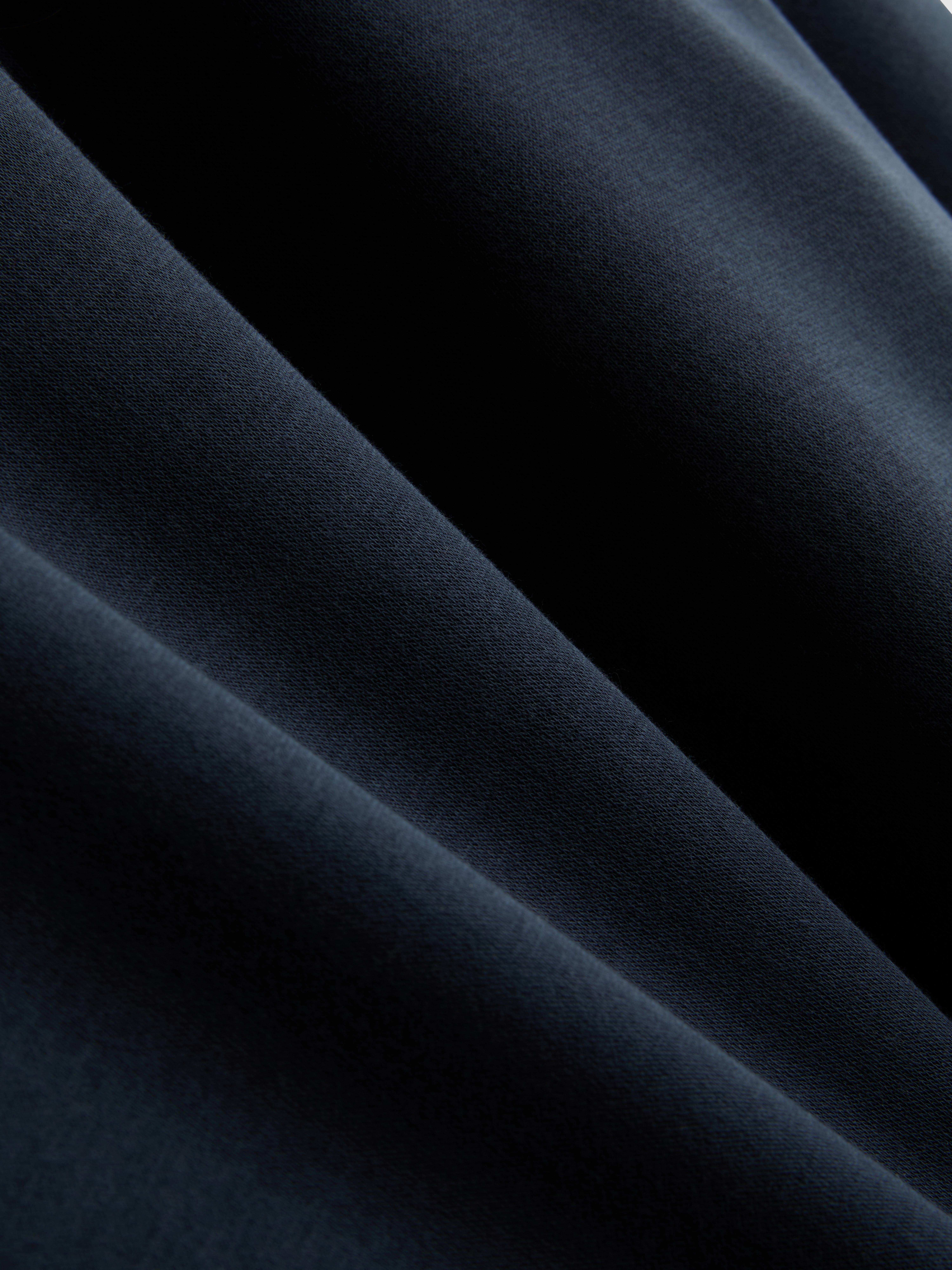 Cotton Rich Shoulder Pad Sweatshirt - Navy