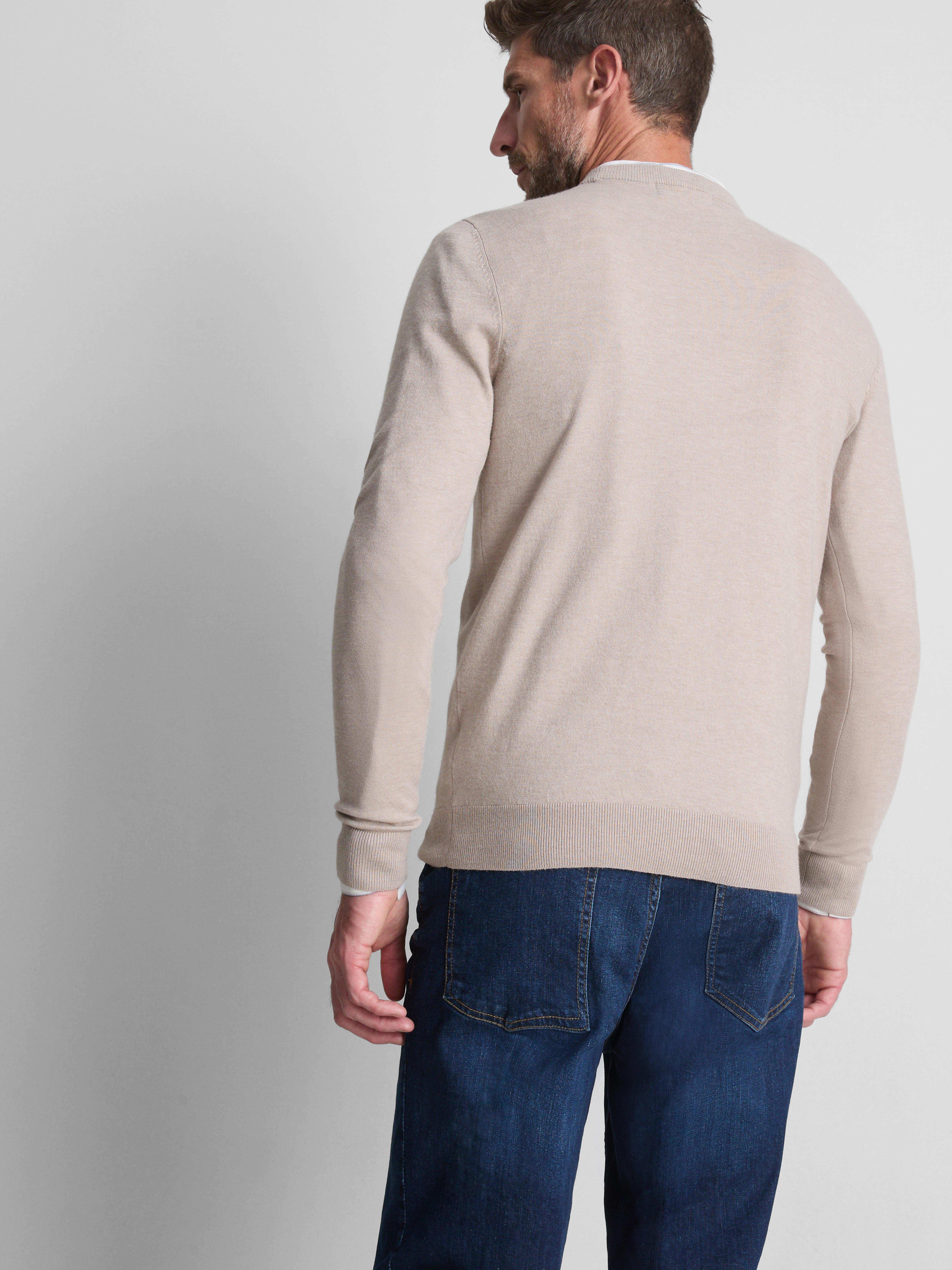 Crew Neck Sweater - Natural