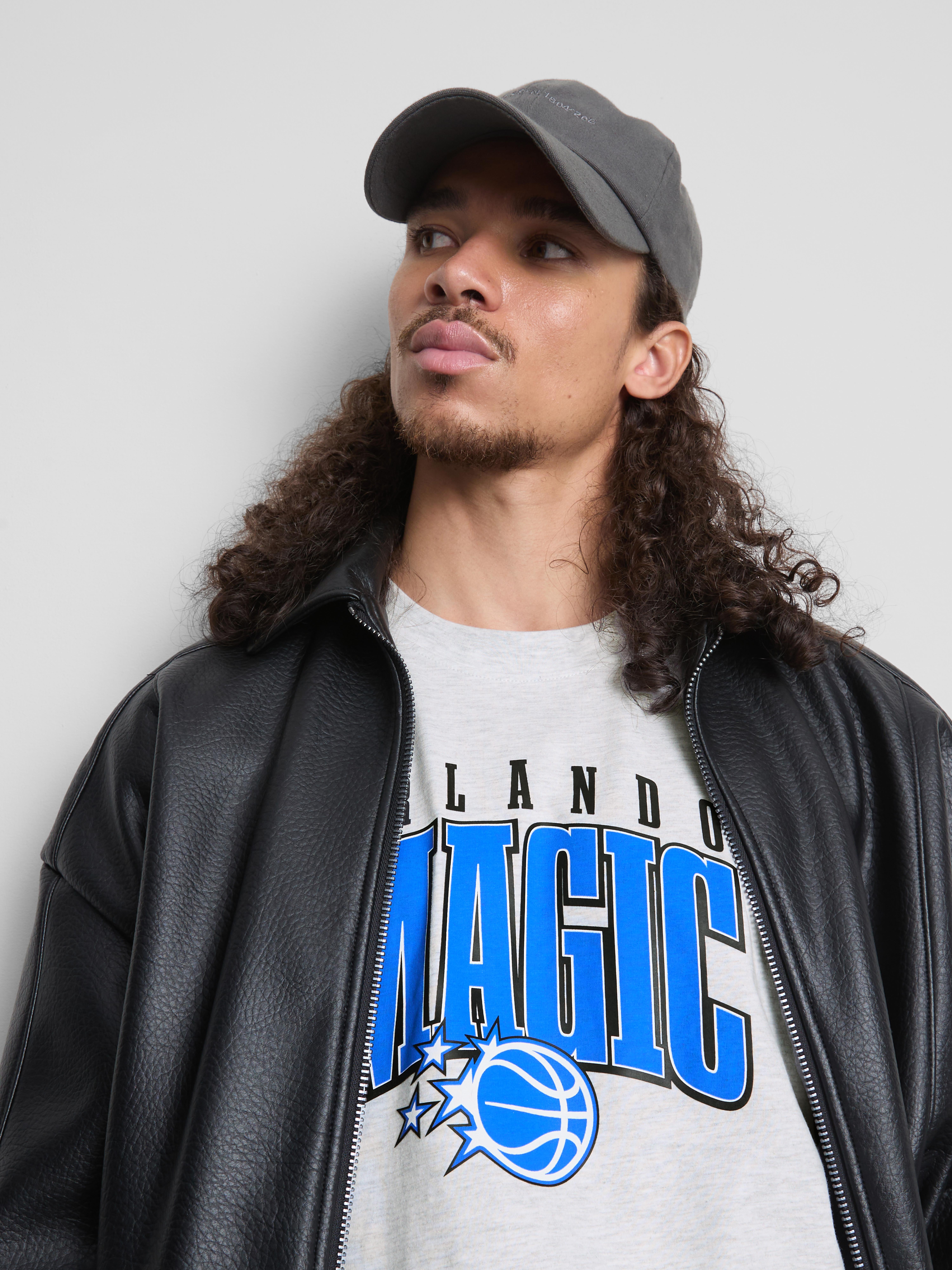 NBA Orlando Magic Pure Cotton Graphic T-Shirt - Gray Heather