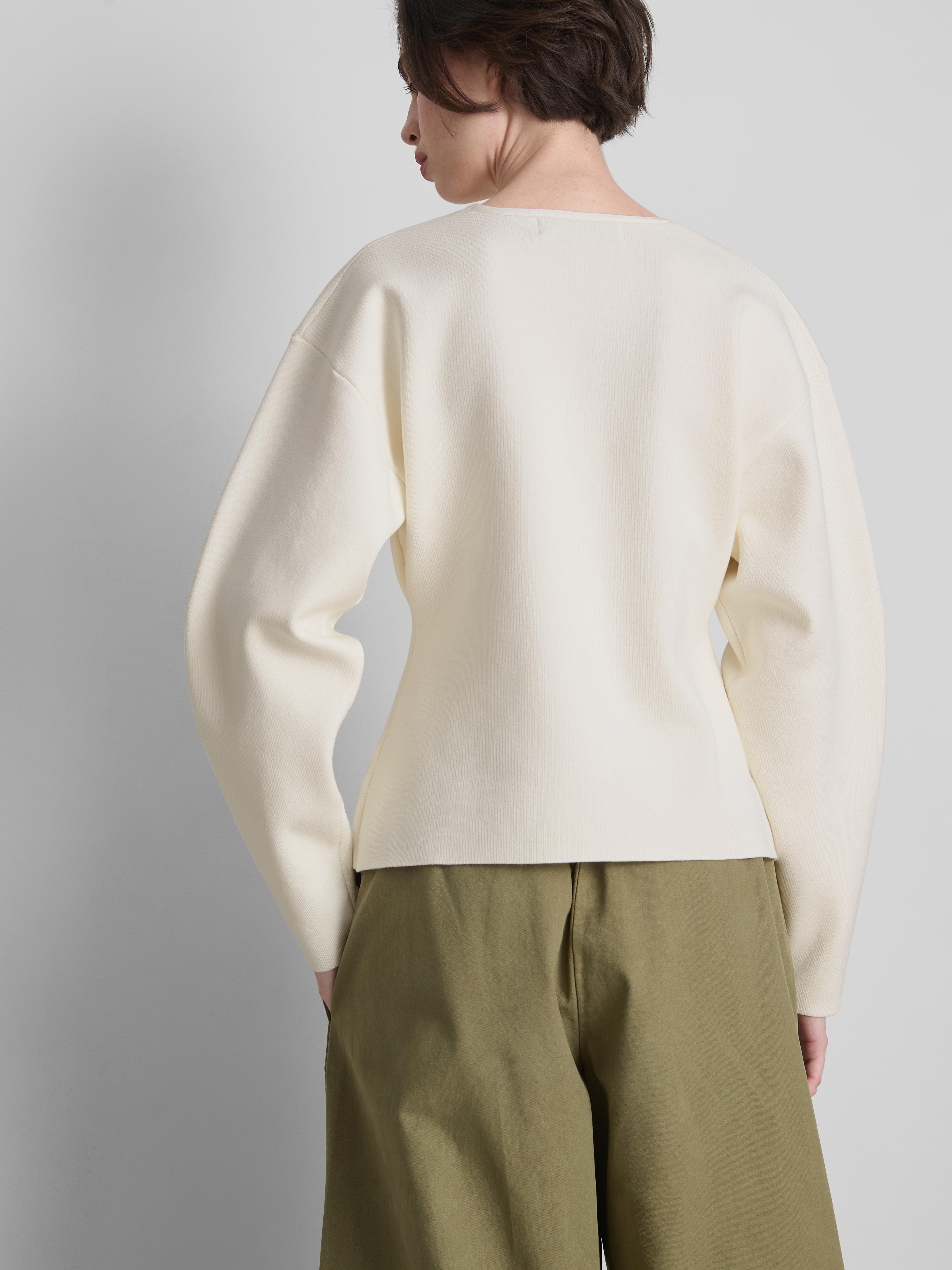 Statement Button Knitted Cardigan - Ivory