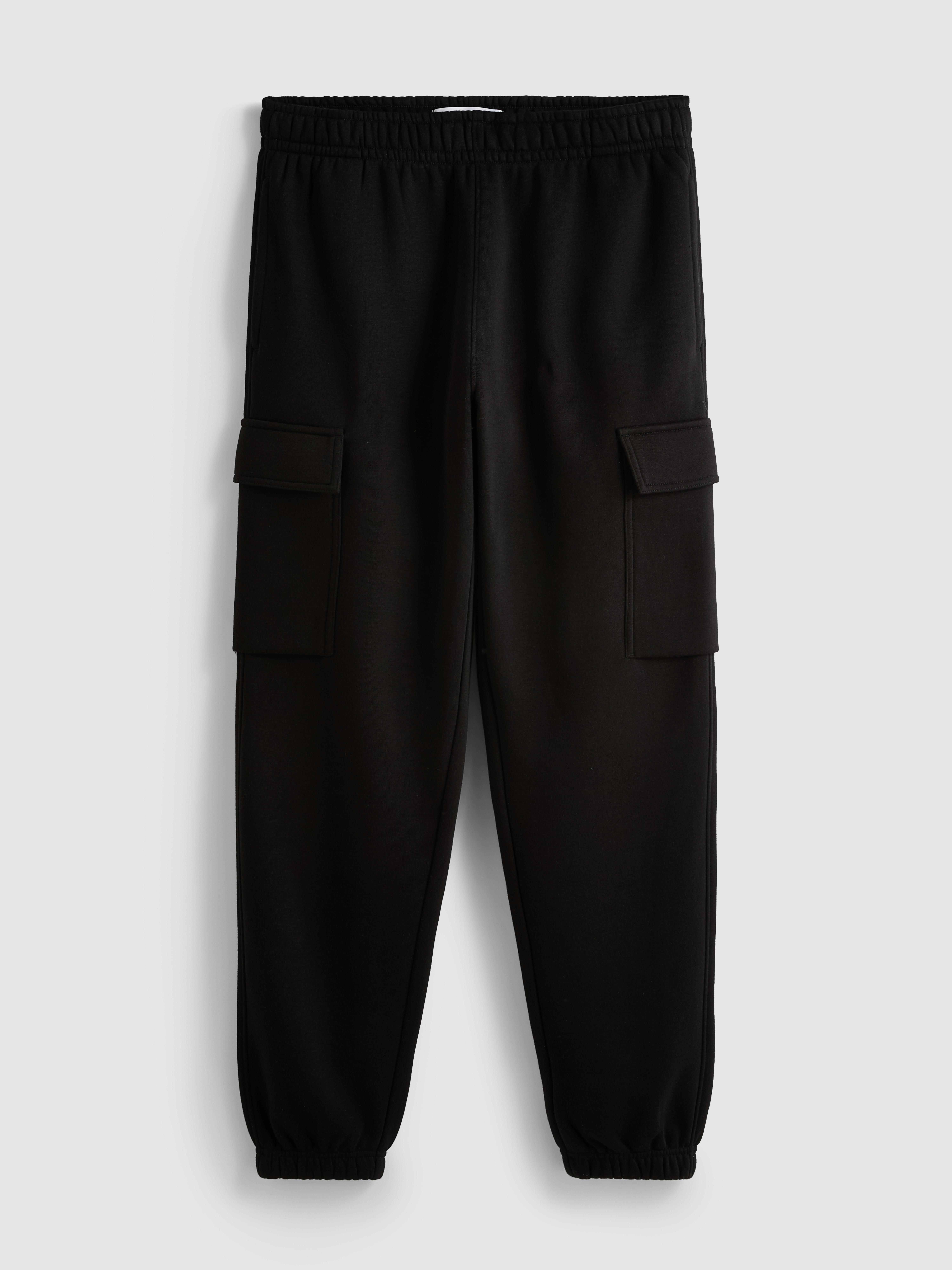 Essential Cargo Joggers - Black