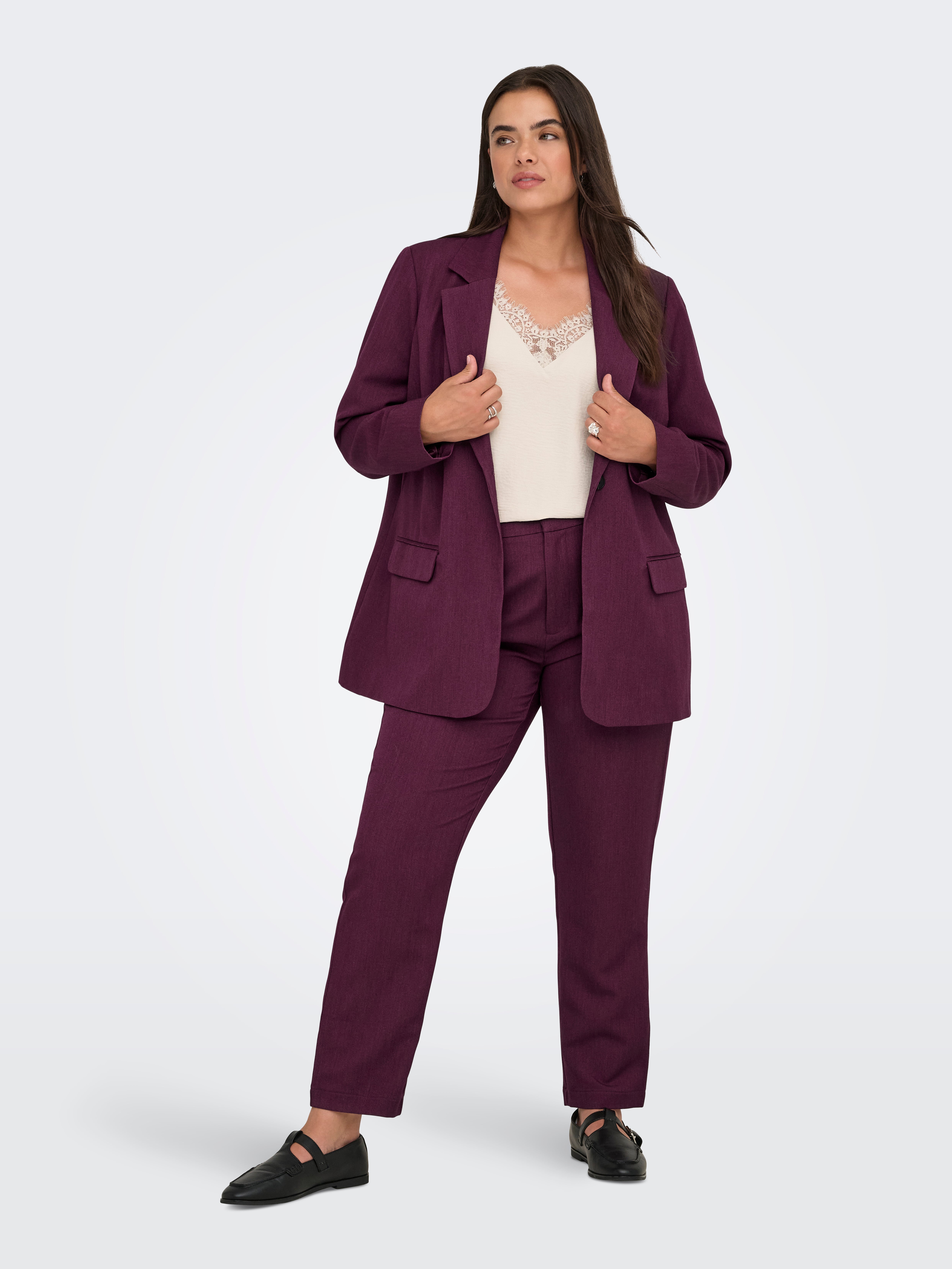 CARHATTIE Blazer Mauve Wine