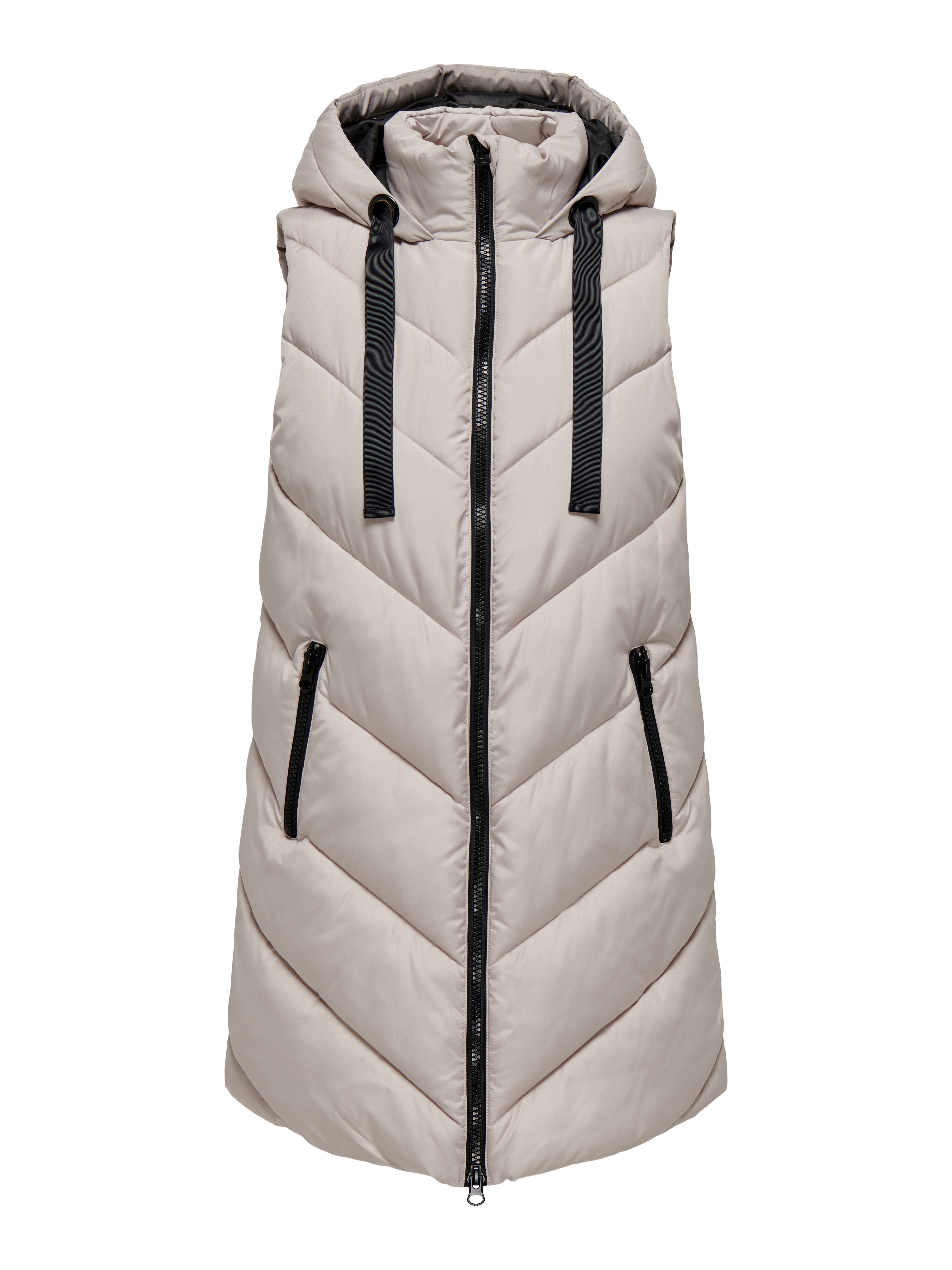 JDYSKYLAR Puffer gilet Chateau Gray
