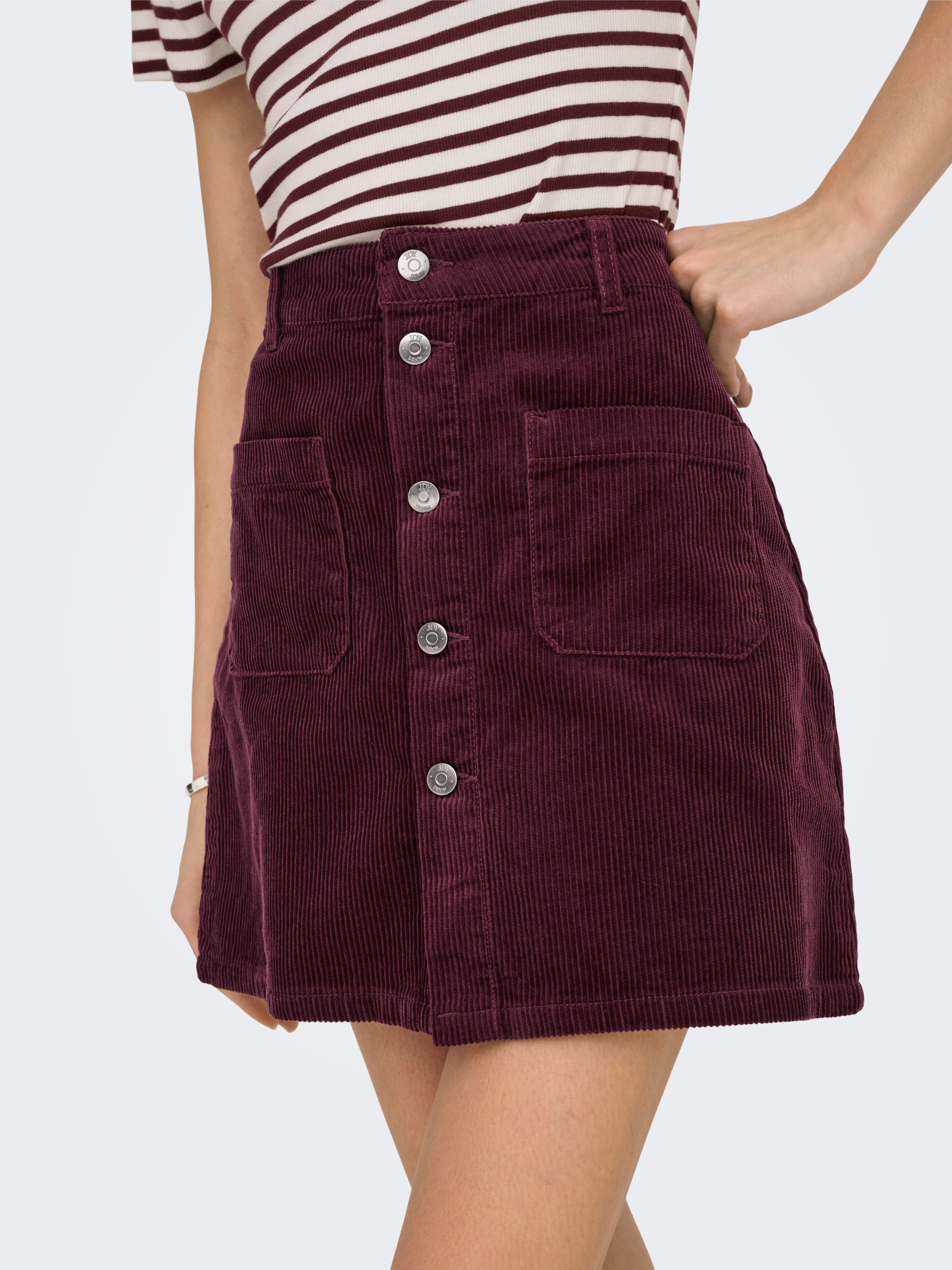JDYSHIRAZ Corduroy Short skirt Fig