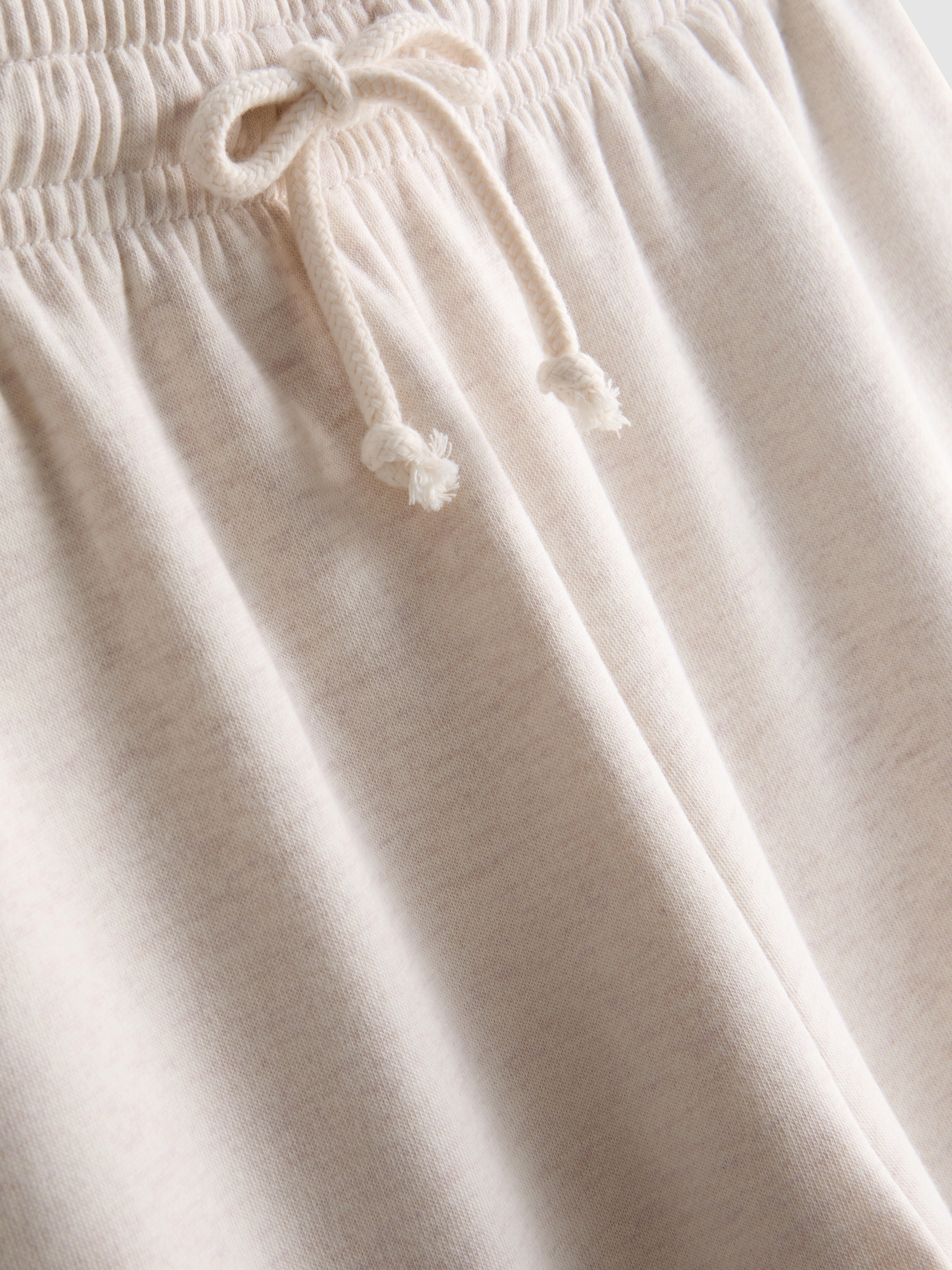 Cotton-Blend Straight-Leg Joggers - Oatmeal