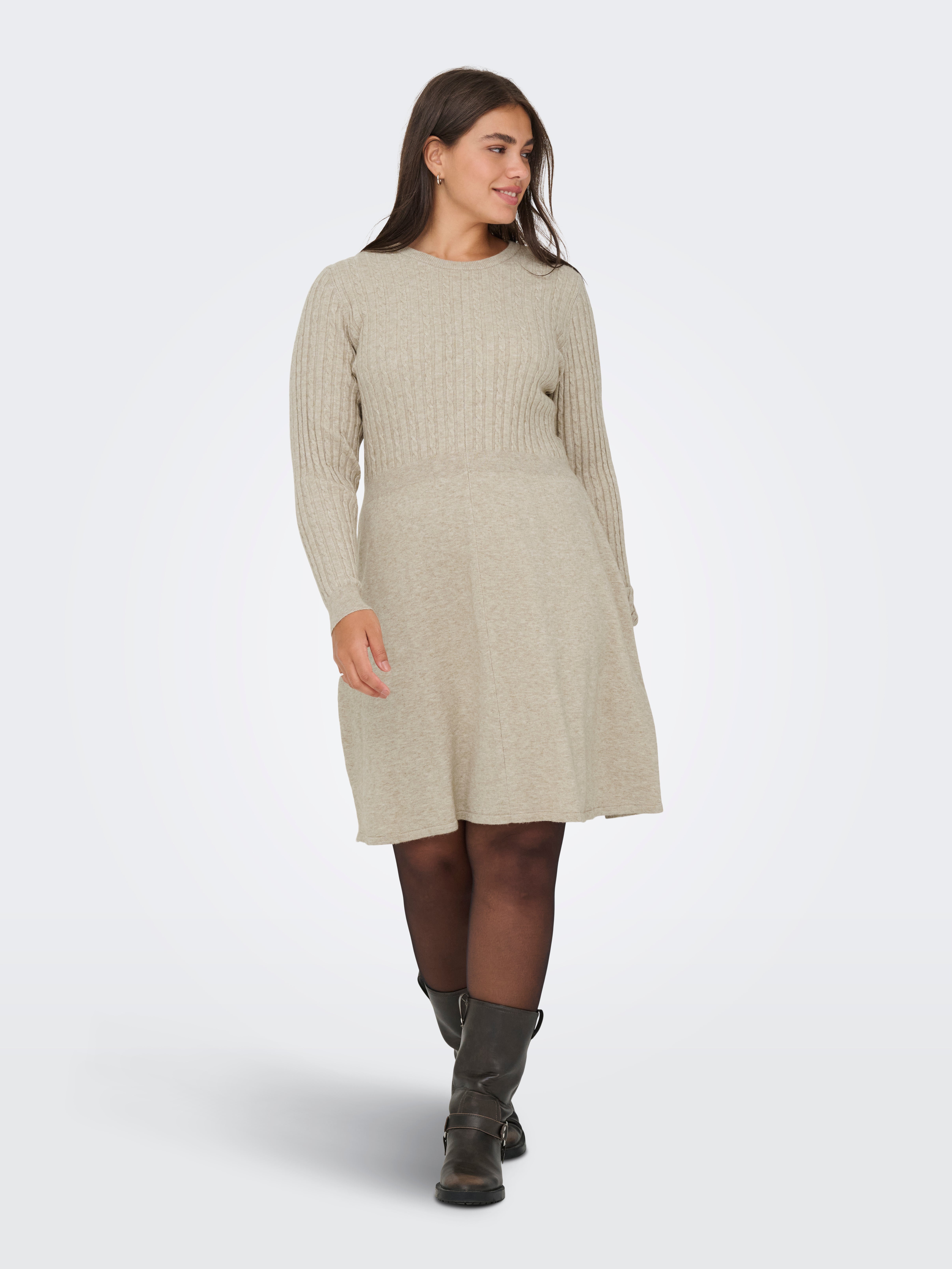 CARFIA Midi dress Weathered Teak