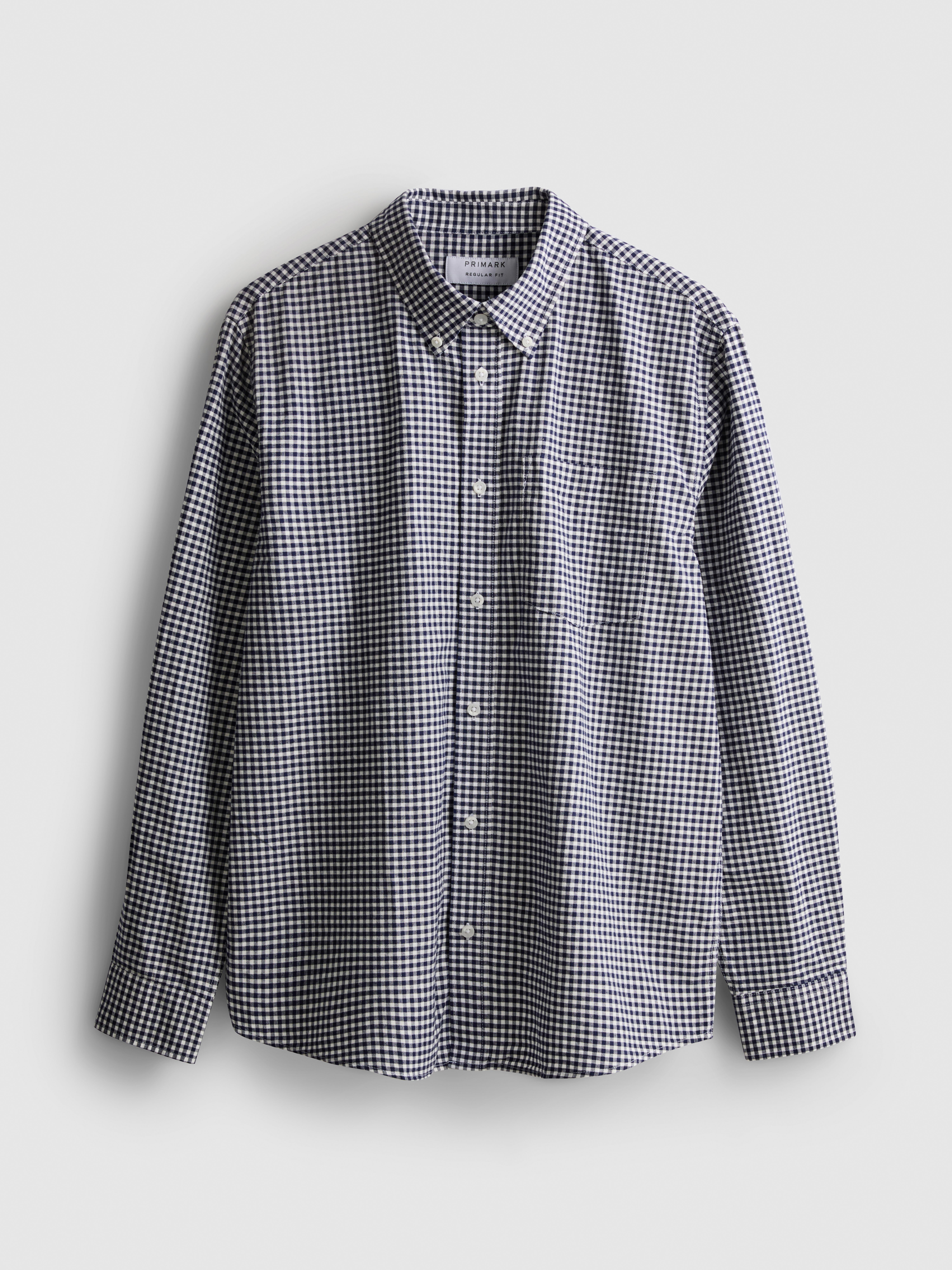 Pure Cotton Oxford Shirt - Navy