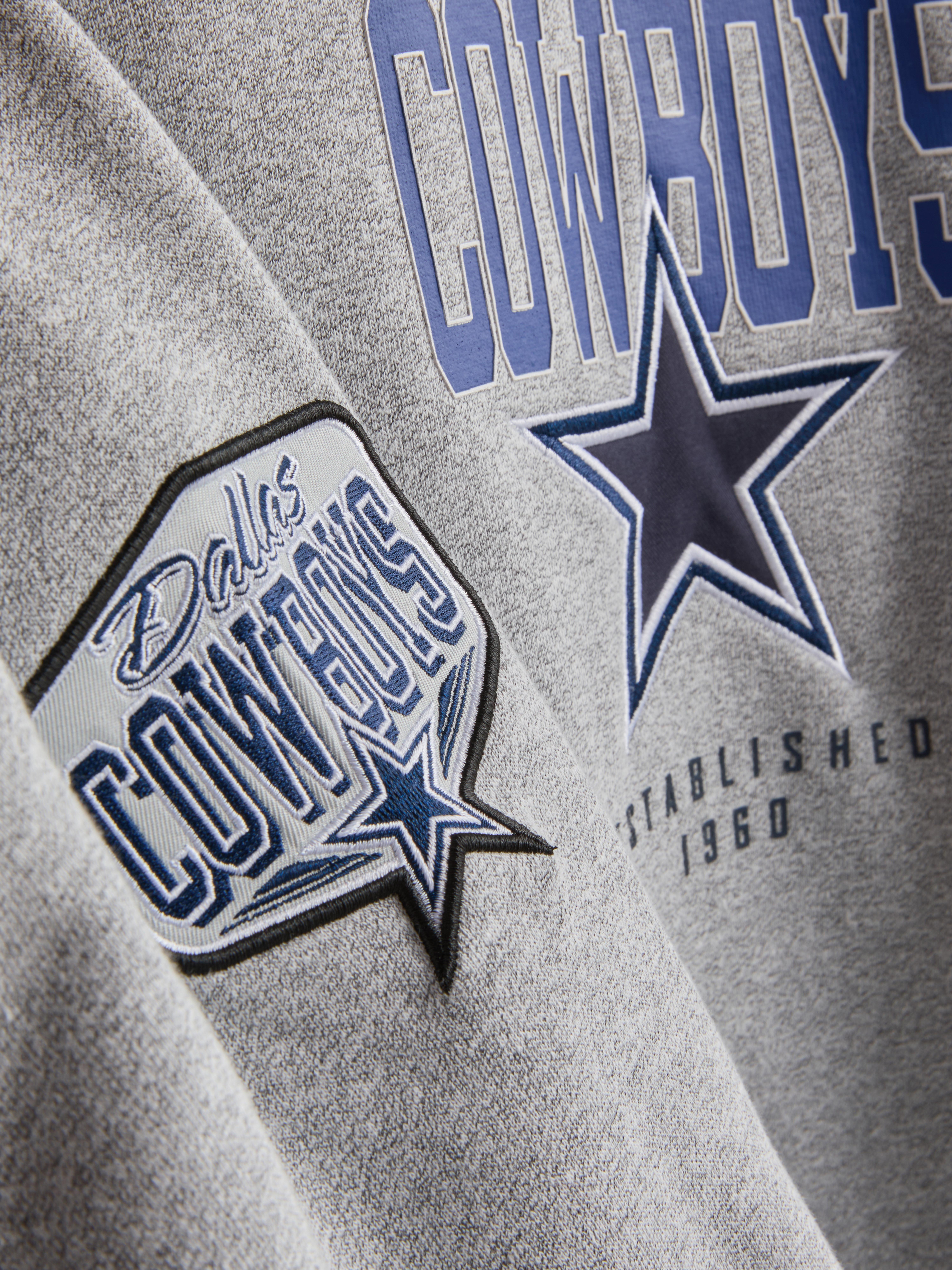NFL Dallas Cowboys Cotton-Rich Hoodie - Gray