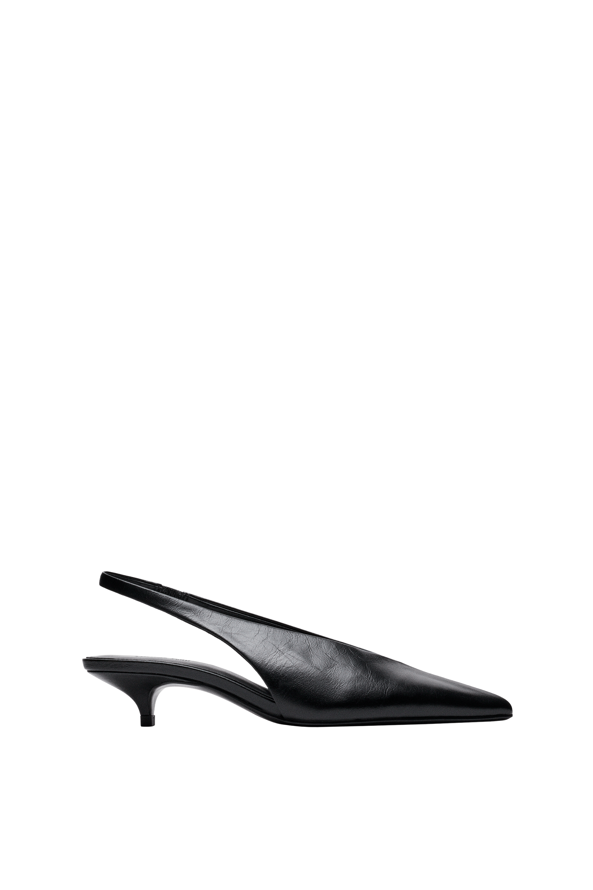 Slingback heels - BLACK