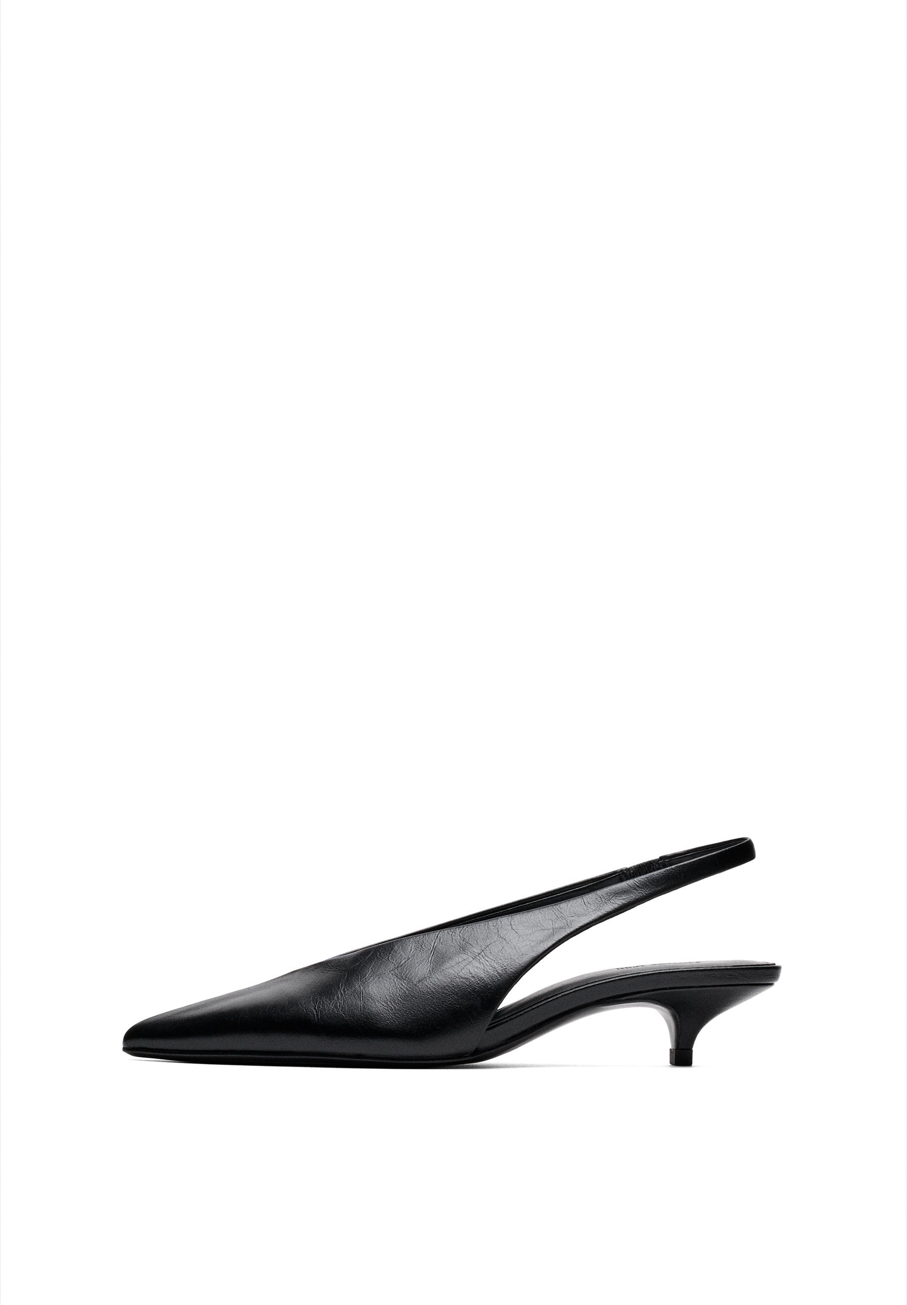 Slingback heels - BLACK