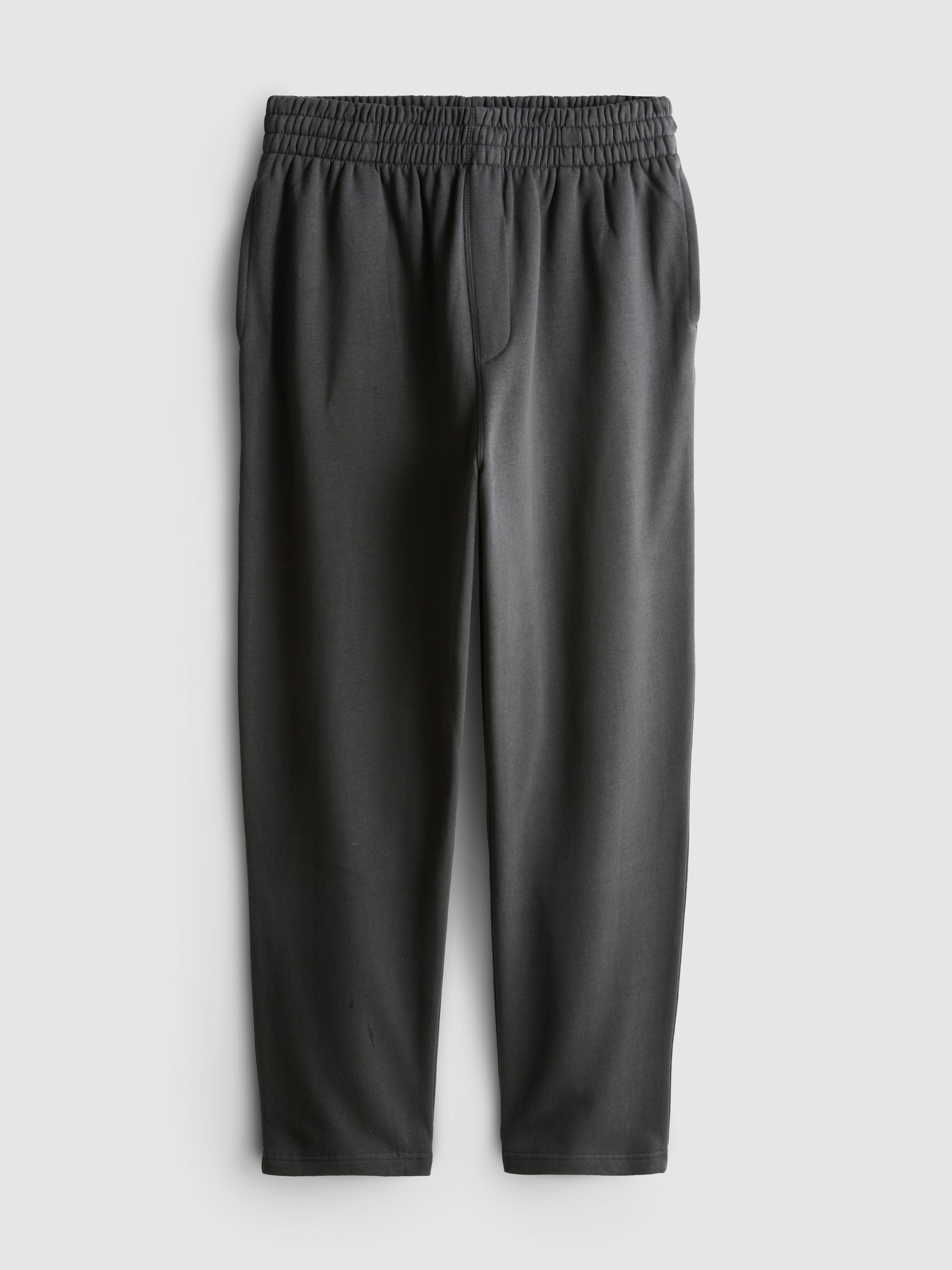Cotton Rich Straight Leg Sweatpants - Charcoal