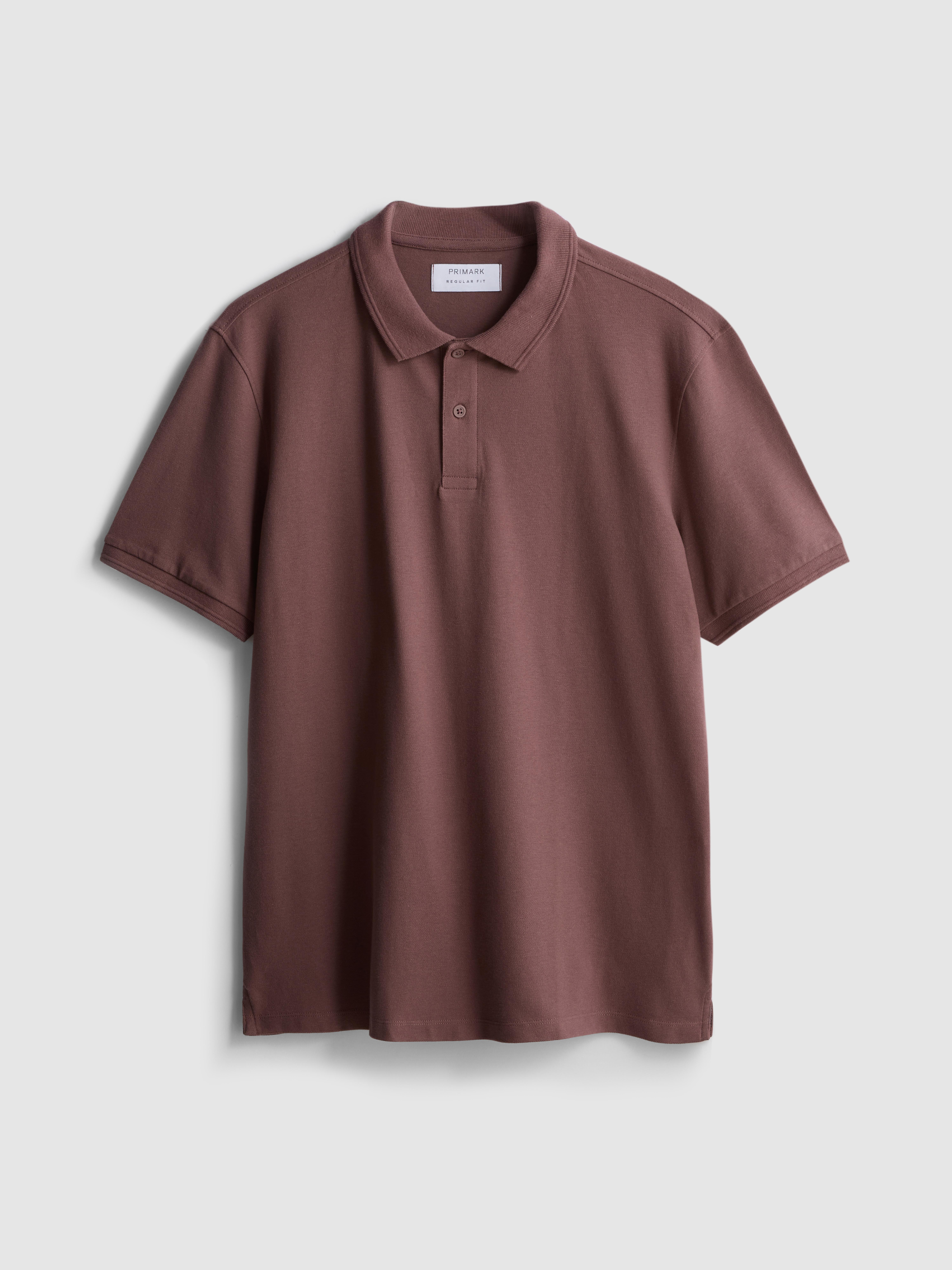 Short-Sleeve Polo Shirt - Plum
