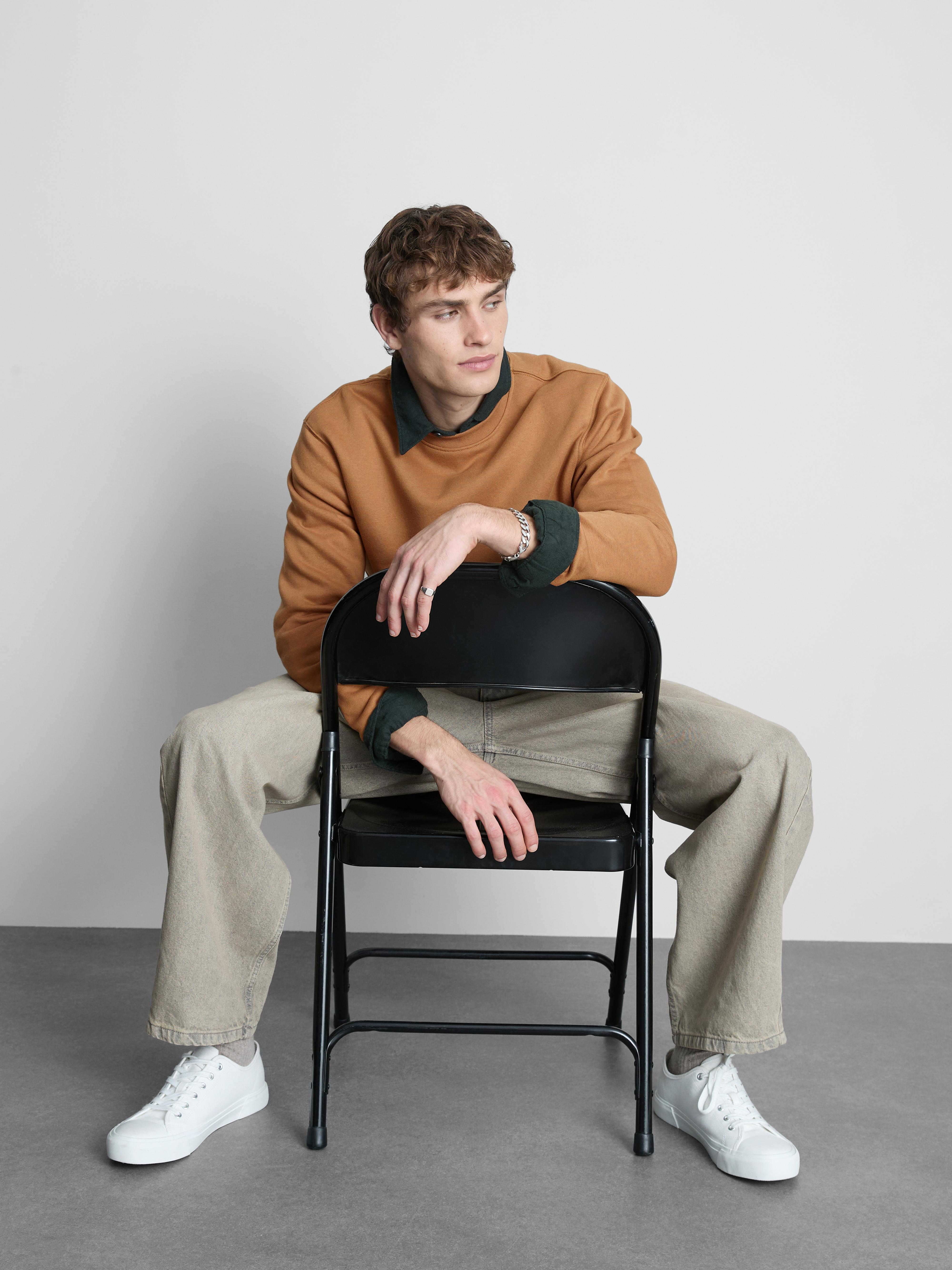 Essential Crew Sweatshirt - Sand