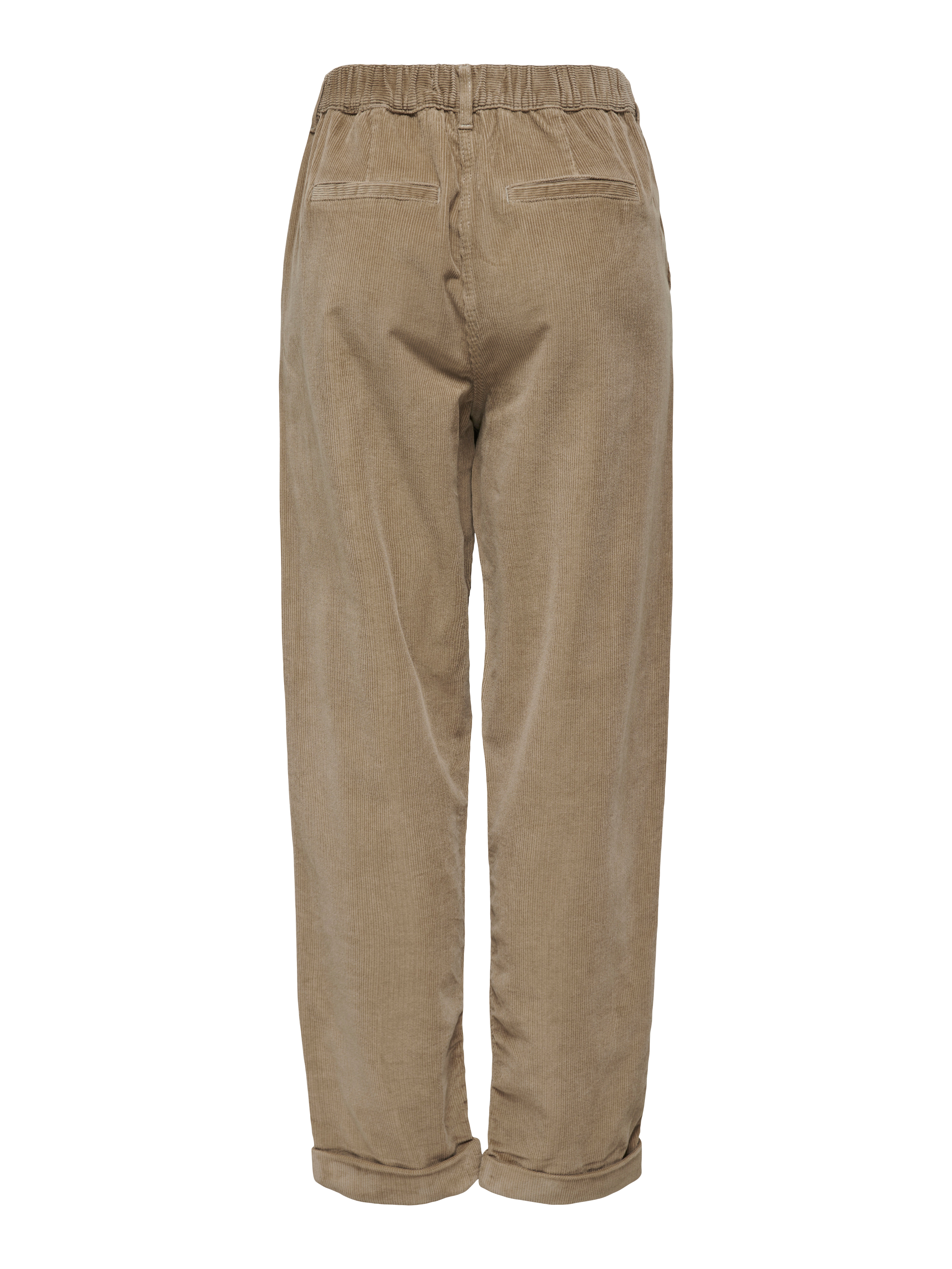 ONLFLORA Carrot fit classic corduroy trousers Weathered Teak