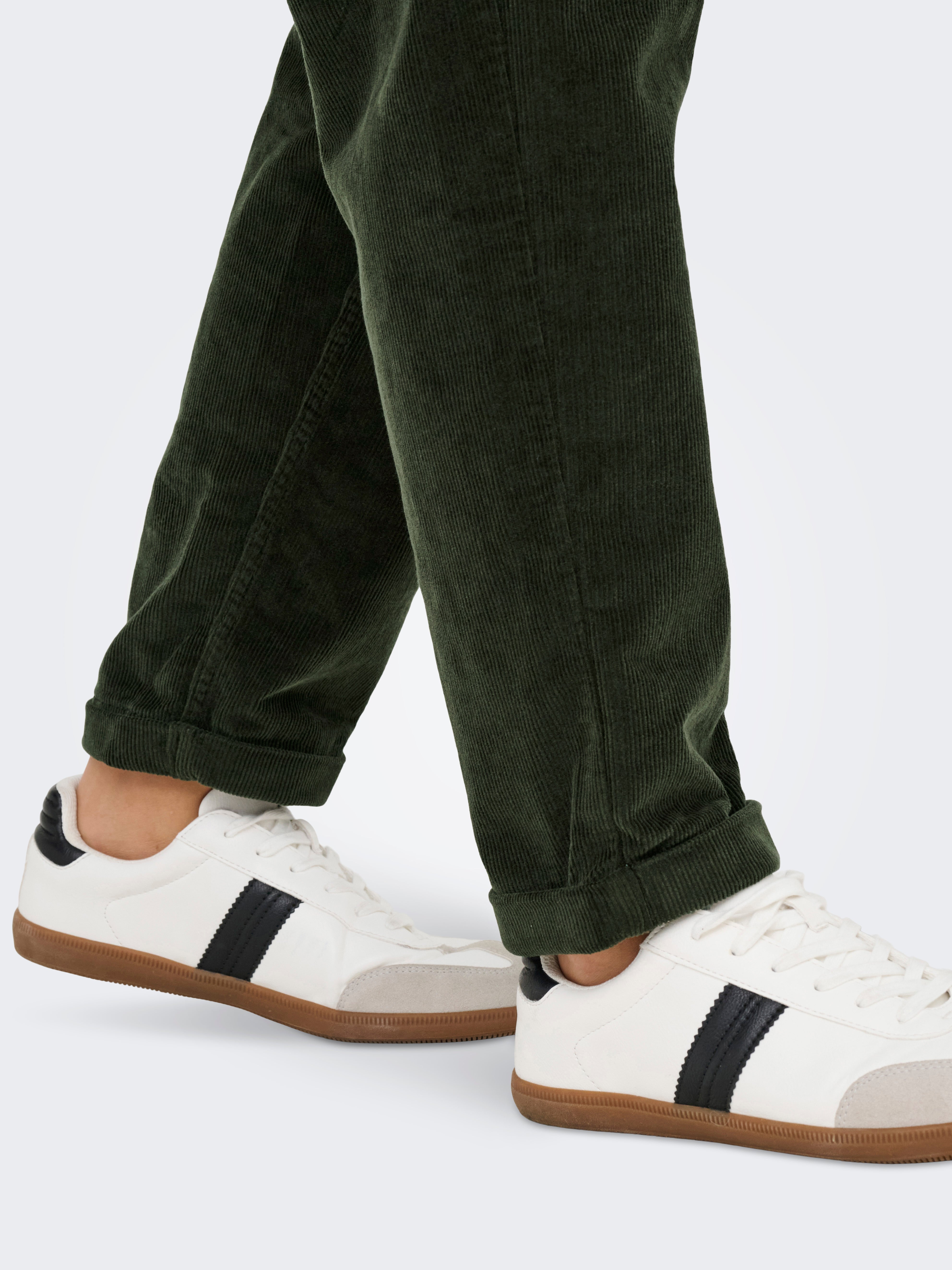 ONLFLORA Carrot fit classic corduroy trousers Rosin